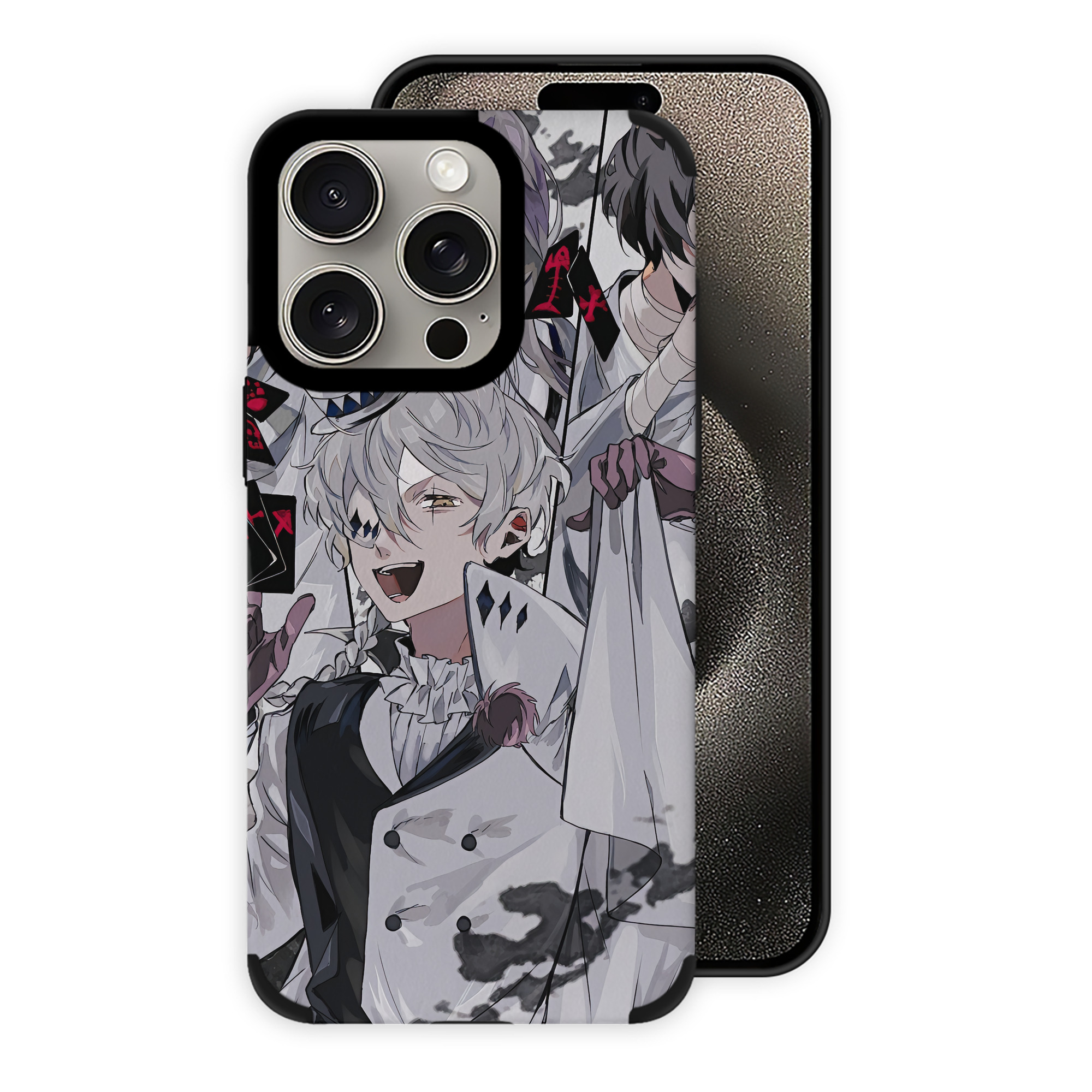 （画像用） 文豪ストレイドッグス Bungo Stray Dogs 【iPhone15ProMax対応】 PUレザー スマホケース 耐衝撃＆黄変防止