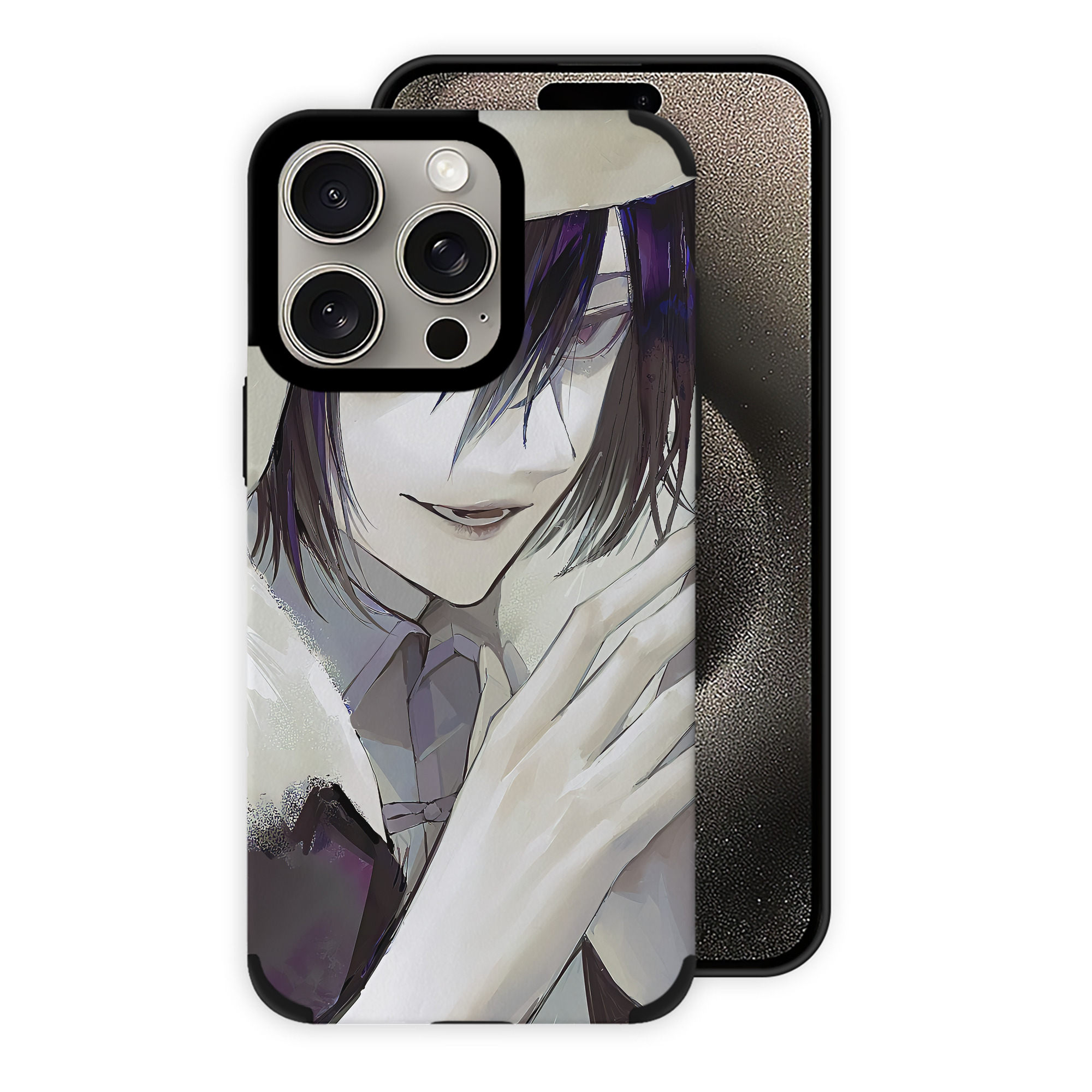 （画像用） 文豪ストレイドッグス Bungo Stray Dogs 【iPhone15ProMax対応】 PUレザー スマホケース 耐衝撃＆黄変防止