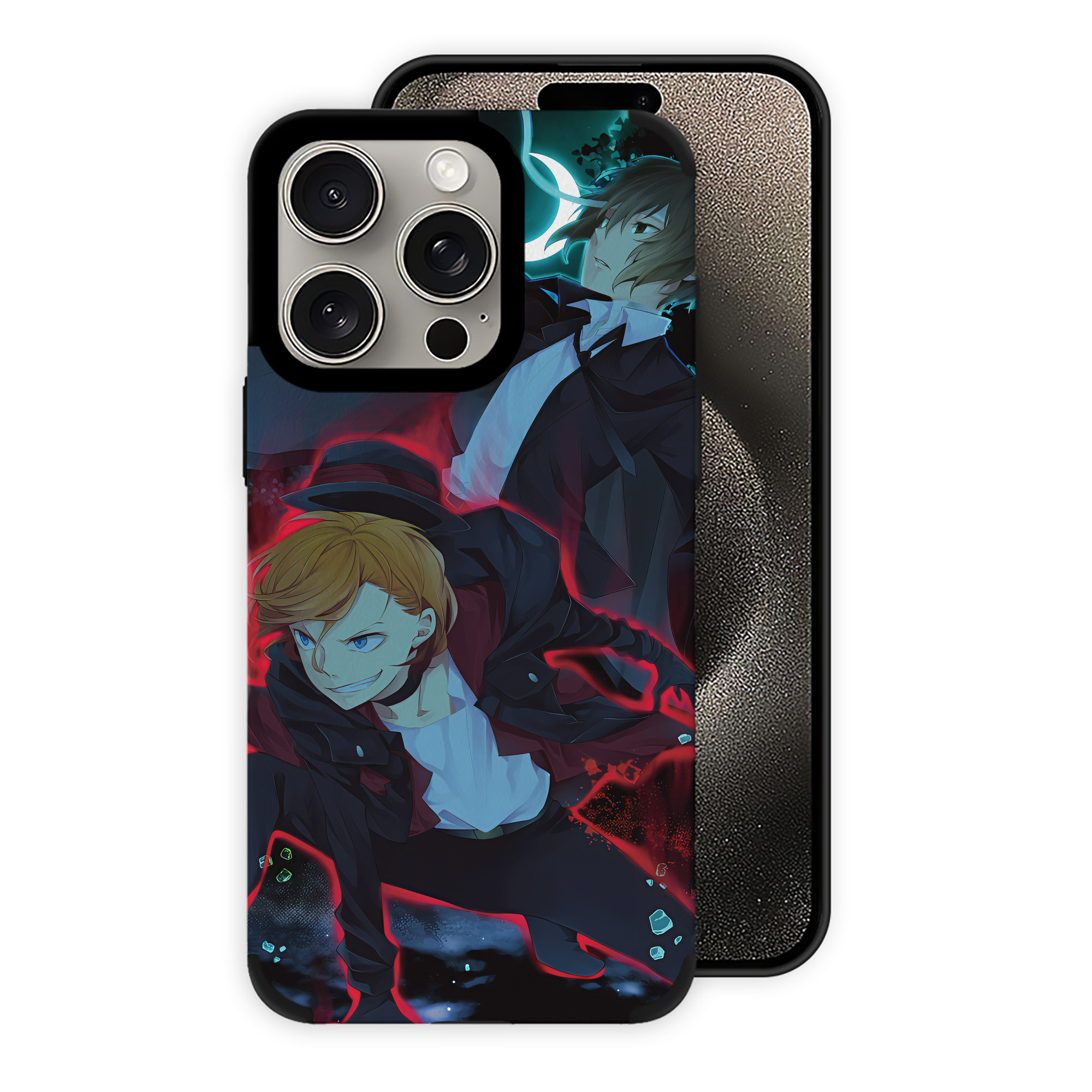 （画像用） 文豪ストレイドッグス Bungo Stray Dogs 【iPhone15ProMax対応】 PUレザー スマホケース 耐衝撃＆黄変防止