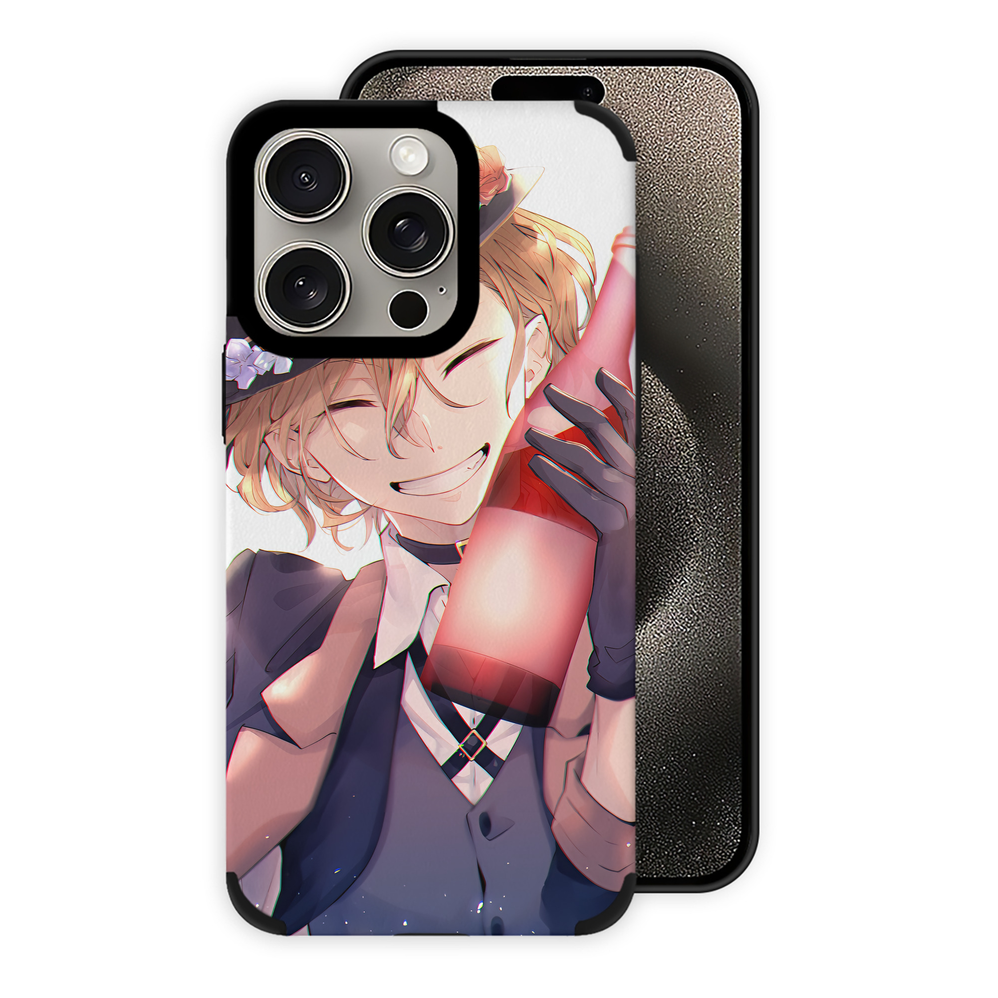 （画像用） 文豪ストレイドッグス Bungo Stray Dogs 【iPhone15ProMax対応】 PUレザー スマホケース 耐衝撃＆黄変防止