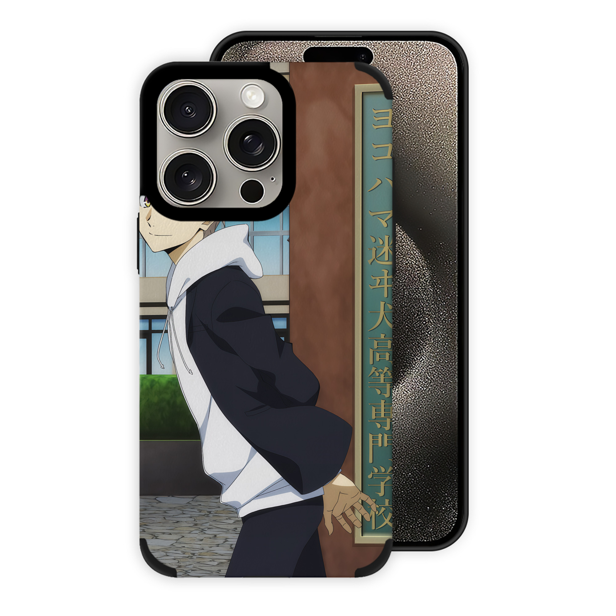 （画像用） 文豪ストレイドッグス Bungo Stray Dogs 【iPhone15ProMax対応】 PUレザー スマホケース 耐衝撃＆黄変防止
