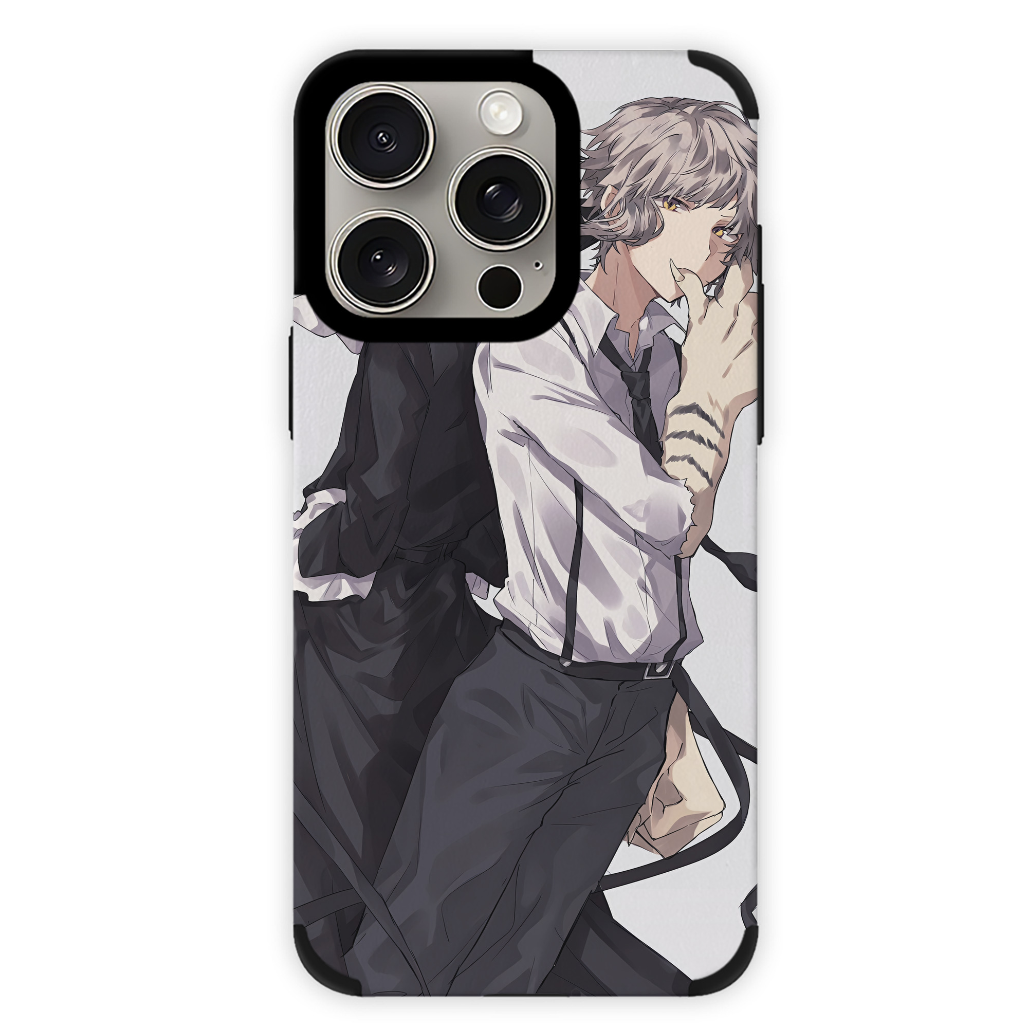 （画像用） 文豪ストレイドッグス Bungo Stray Dogs 【iPhone15ProMax対応】 PUレザー スマホケース 耐衝撃＆黄変防止