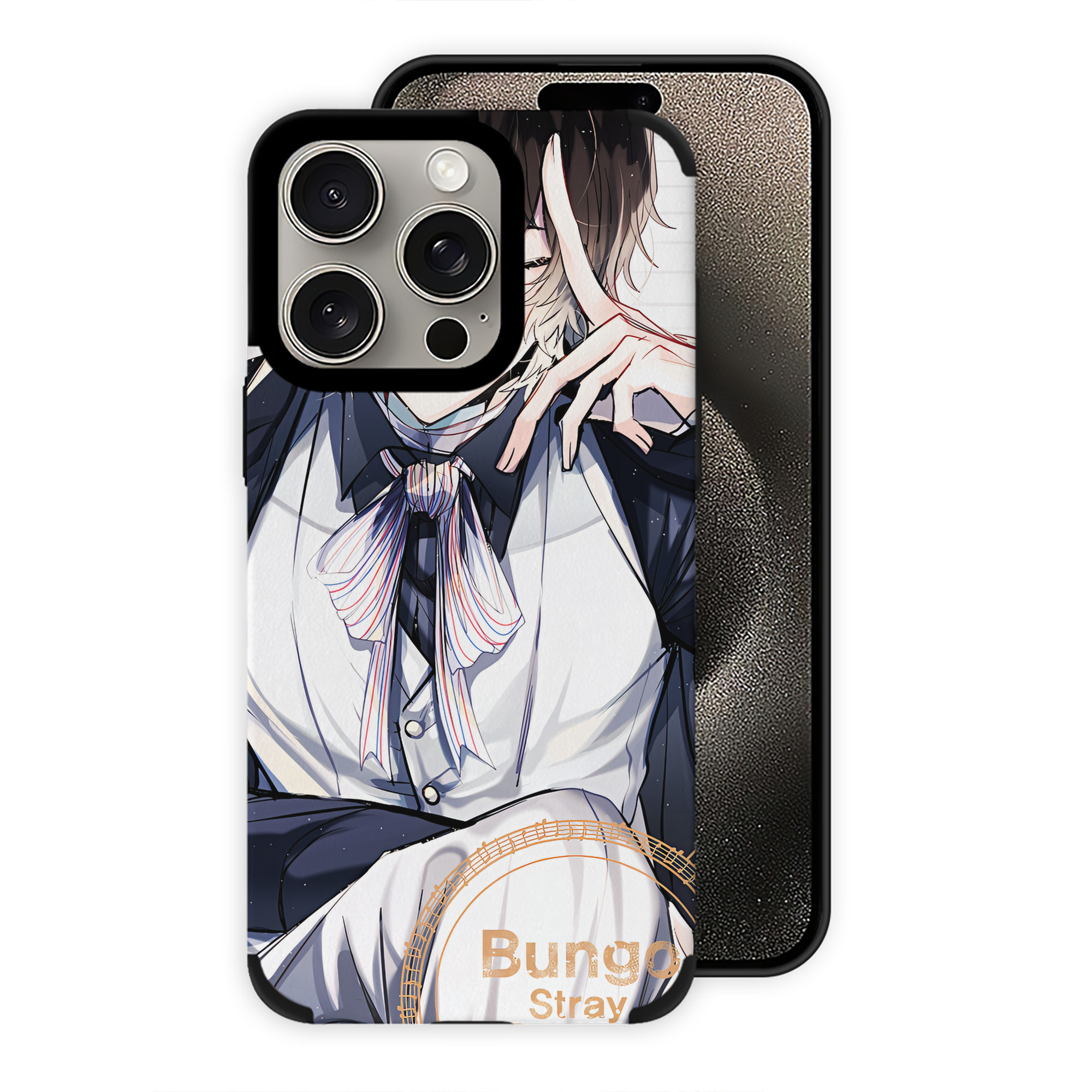 （画像用） 文豪ストレイドッグス Bungo Stray Dogs 【iPhone15ProMax対応】 PUレザー スマホケース 耐衝撃＆黄変防止
