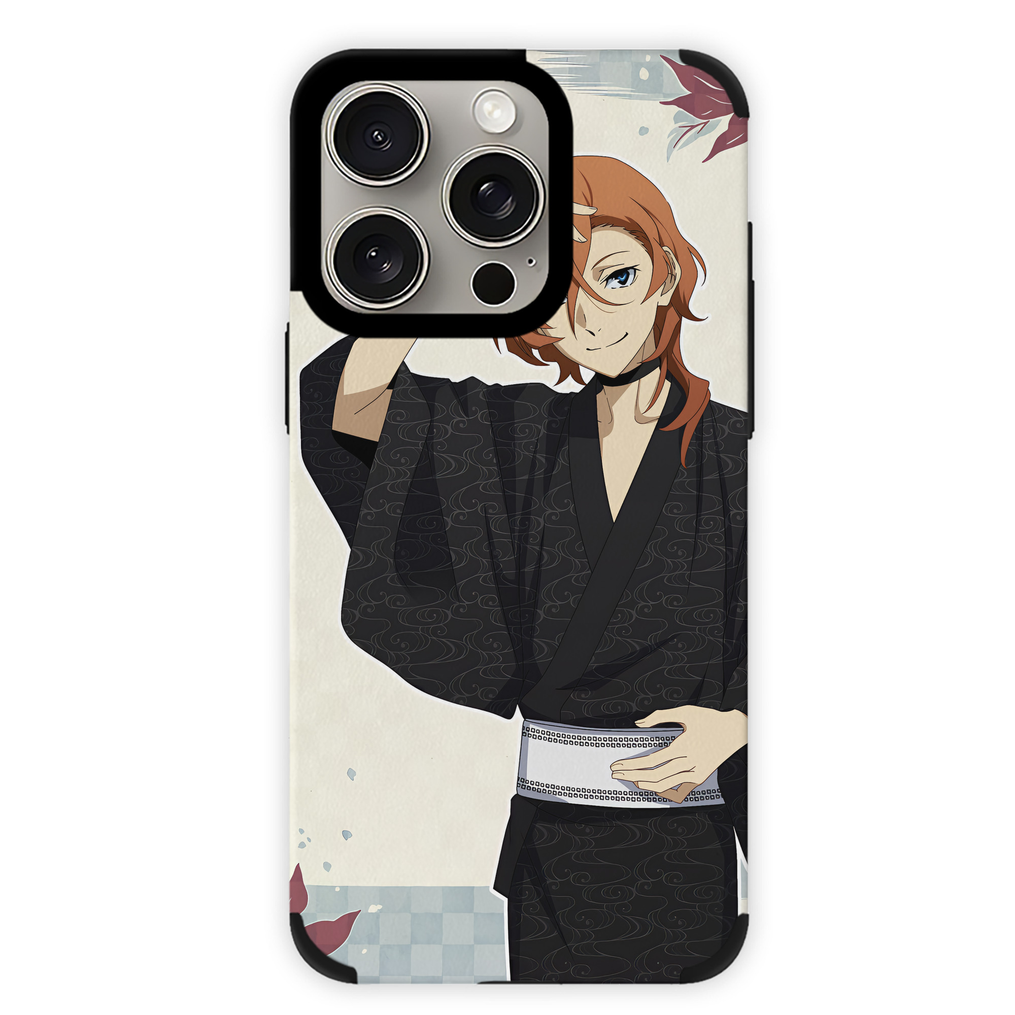 （画像用） 文豪ストレイドッグス Bungo Stray Dogs 【iPhone15ProMax対応】 PUレザー スマホケース 耐衝撃＆黄変防止