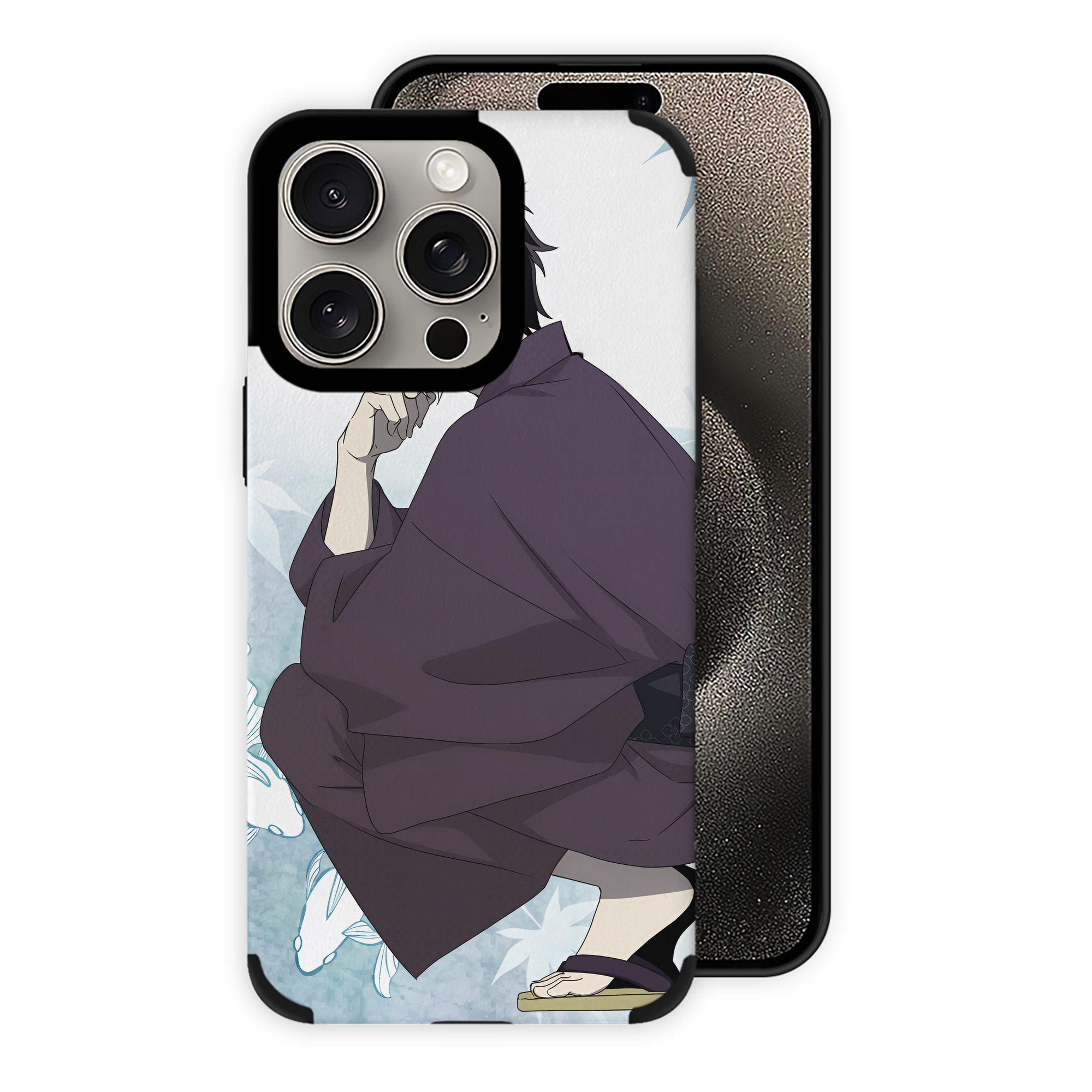 （画像用） 文豪ストレイドッグス Bungo Stray Dogs 【iPhone15ProMax対応】 PUレザー スマホケース 耐衝撃＆黄変防止