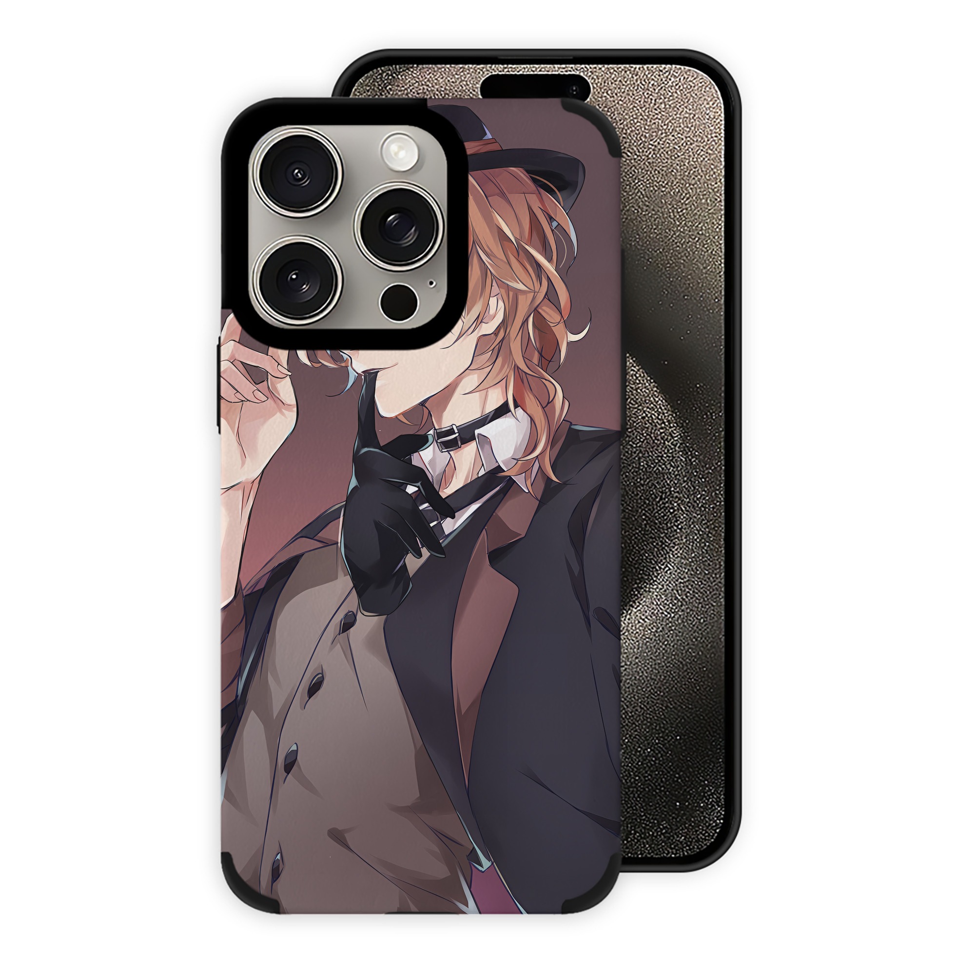 （画像用） 文豪ストレイドッグス Bungo Stray Dogs 【iPhone15ProMax対応】 PUレザー スマホケース 耐衝撃＆黄変防止