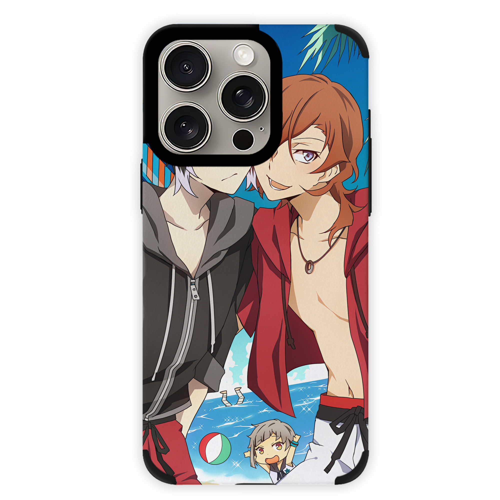 （画像用） 文豪ストレイドッグス Bungo Stray Dogs 【iPhone15ProMax対応】 PUレザー スマホケース 耐衝撃＆黄変防止