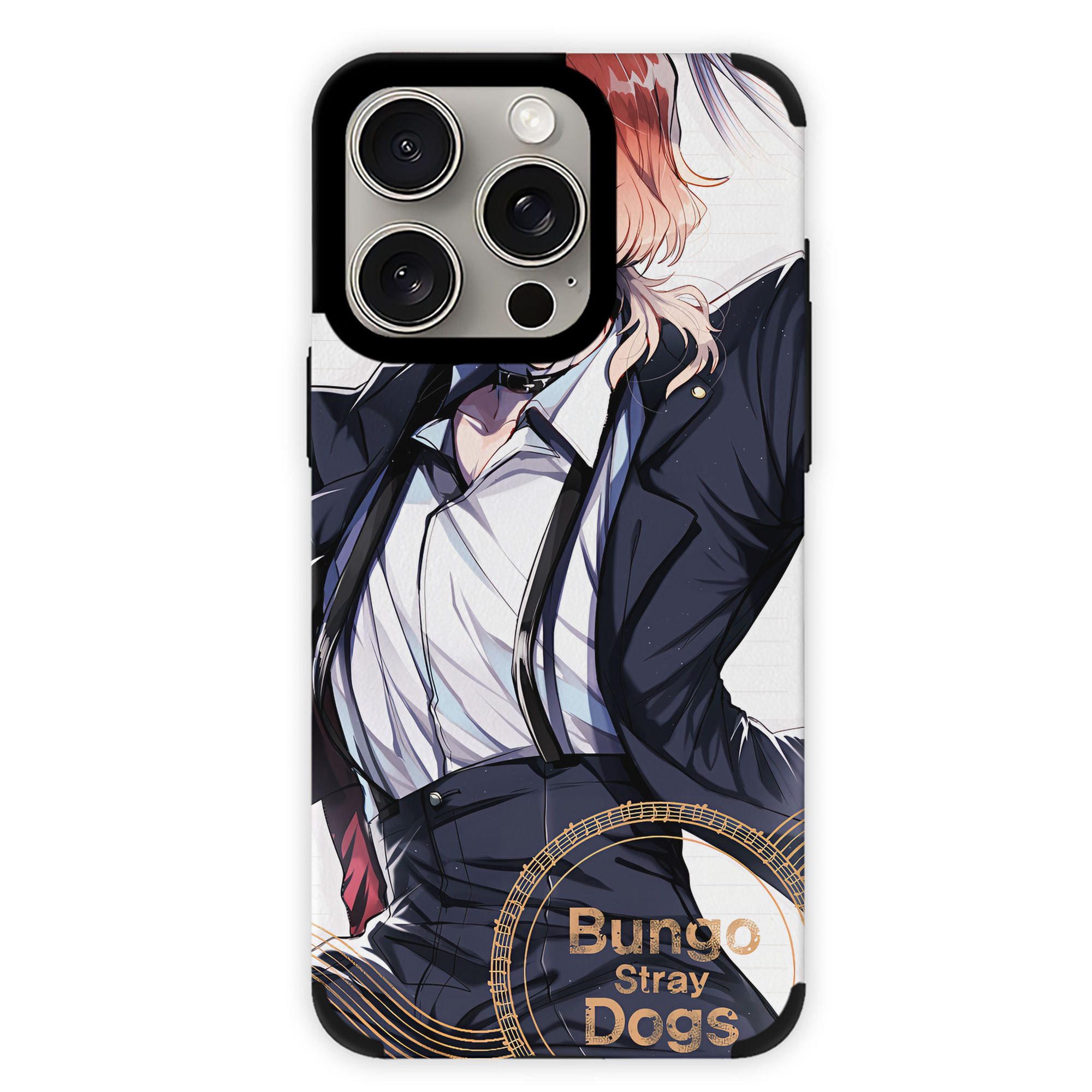 （画像用） 文豪ストレイドッグス Bungo Stray Dogs 【iPhone15ProMax対応】 PUレザー スマホケース 耐衝撃＆黄変防止