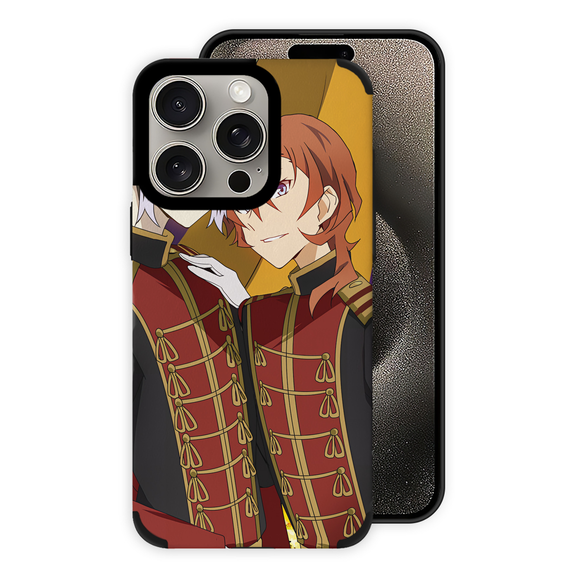 （画像用） 文豪ストレイドッグス Bungo Stray Dogs 【iPhone15ProMax対応】 PUレザー スマホケース 耐衝撃＆黄変防止