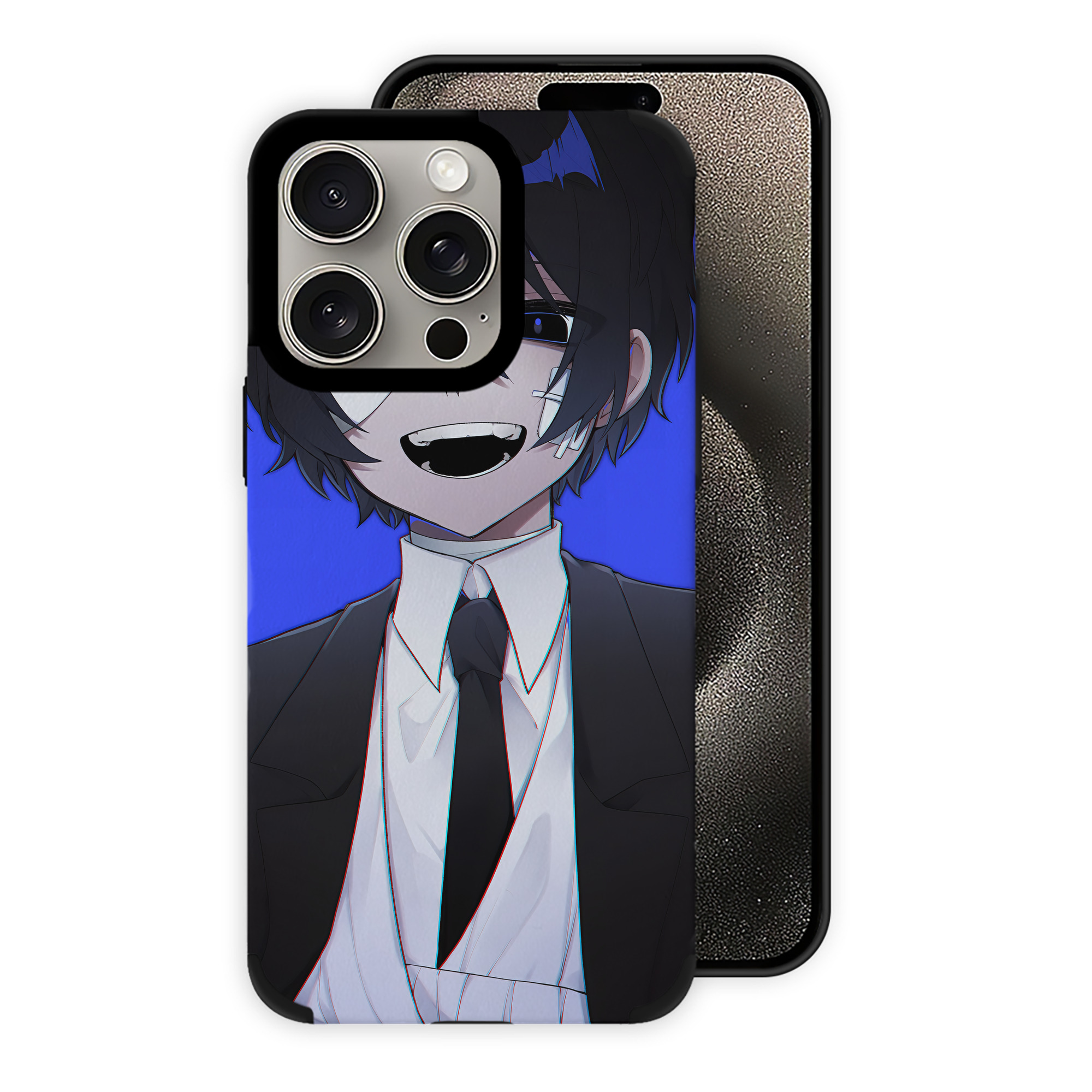 （画像用） 文豪ストレイドッグス Bungo Stray Dogs 【iPhone15ProMax対応】 PUレザー スマホケース 耐衝撃＆黄変防止