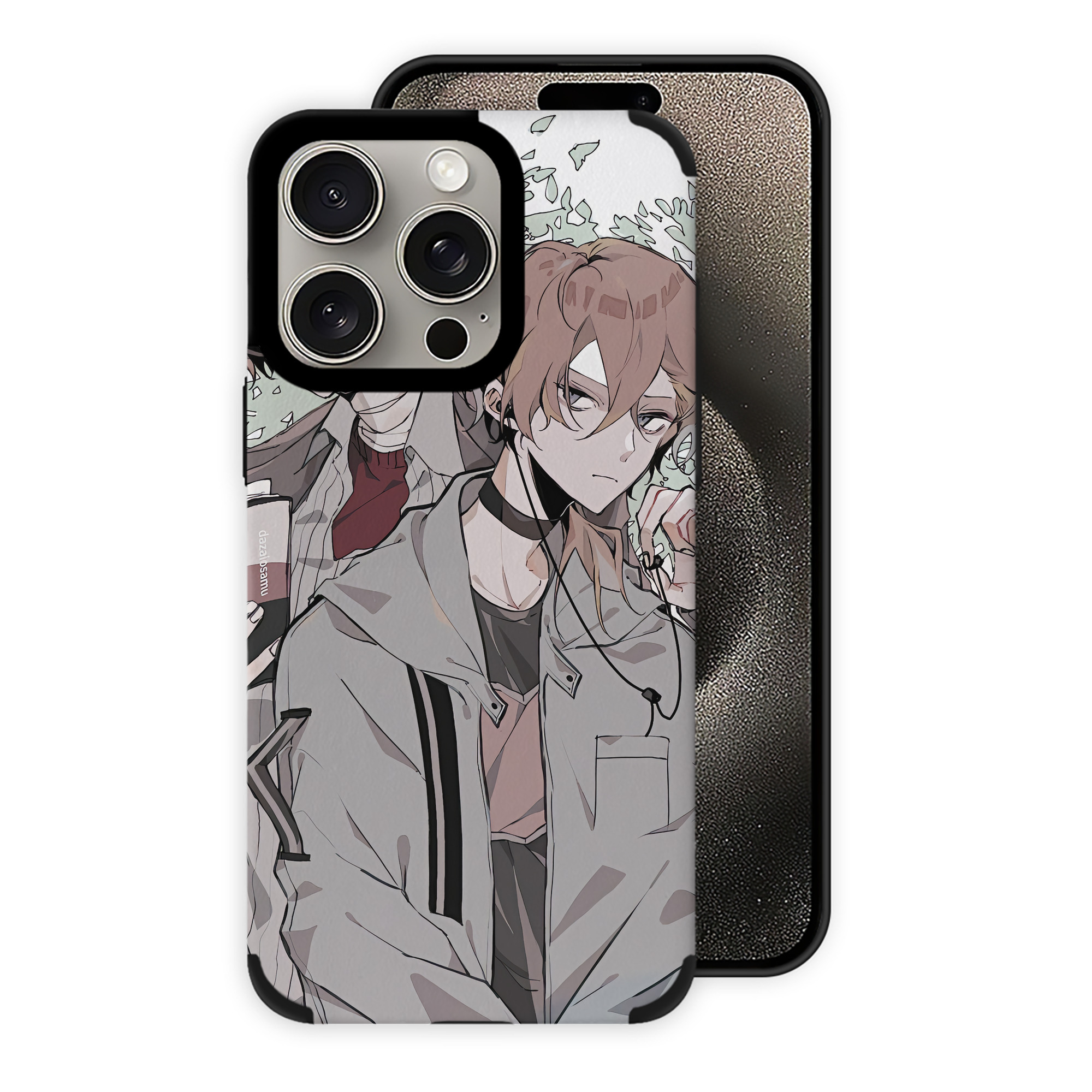 （画像用） 文豪ストレイドッグス Bungo Stray Dogs 【iPhone15ProMax対応】 PUレザー スマホケース 耐衝撃＆黄変防止