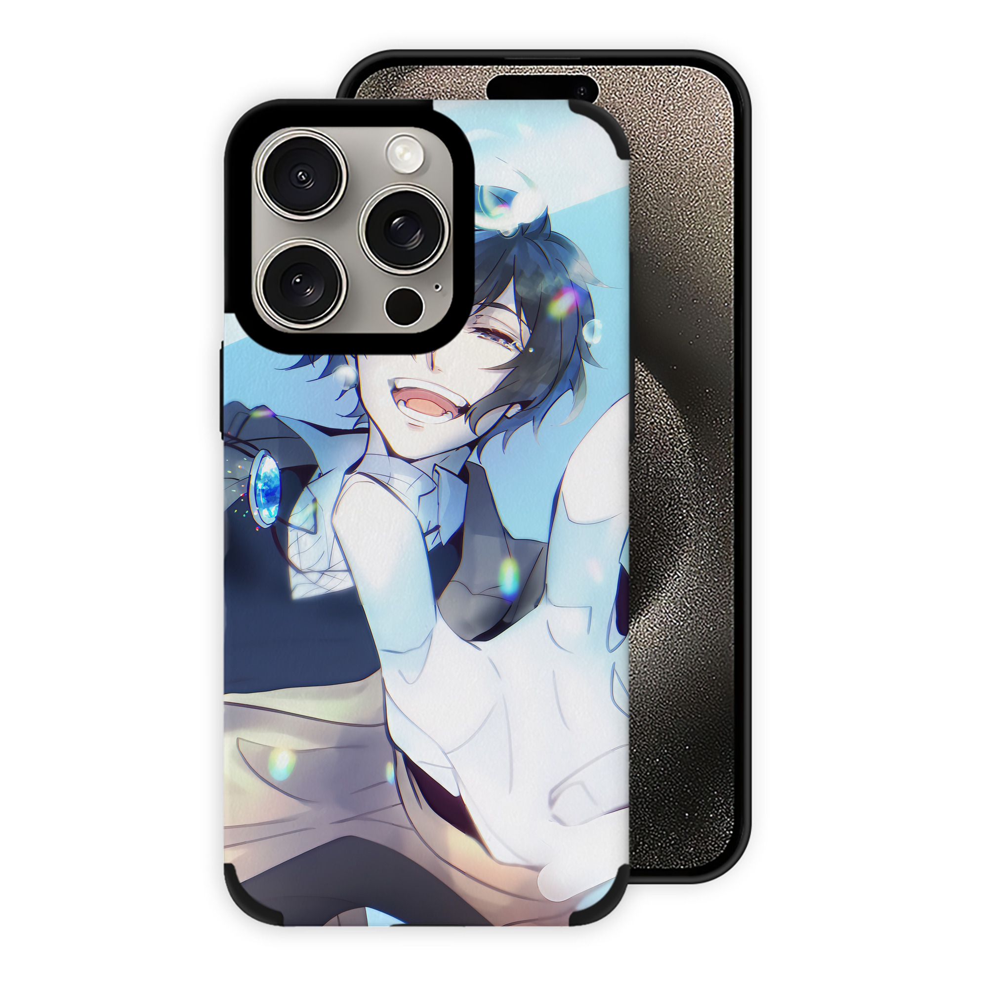 （画像用） 文豪ストレイドッグス Bungo Stray Dogs 【iPhone15ProMax対応】 PUレザー スマホケース 耐衝撃＆黄変防止