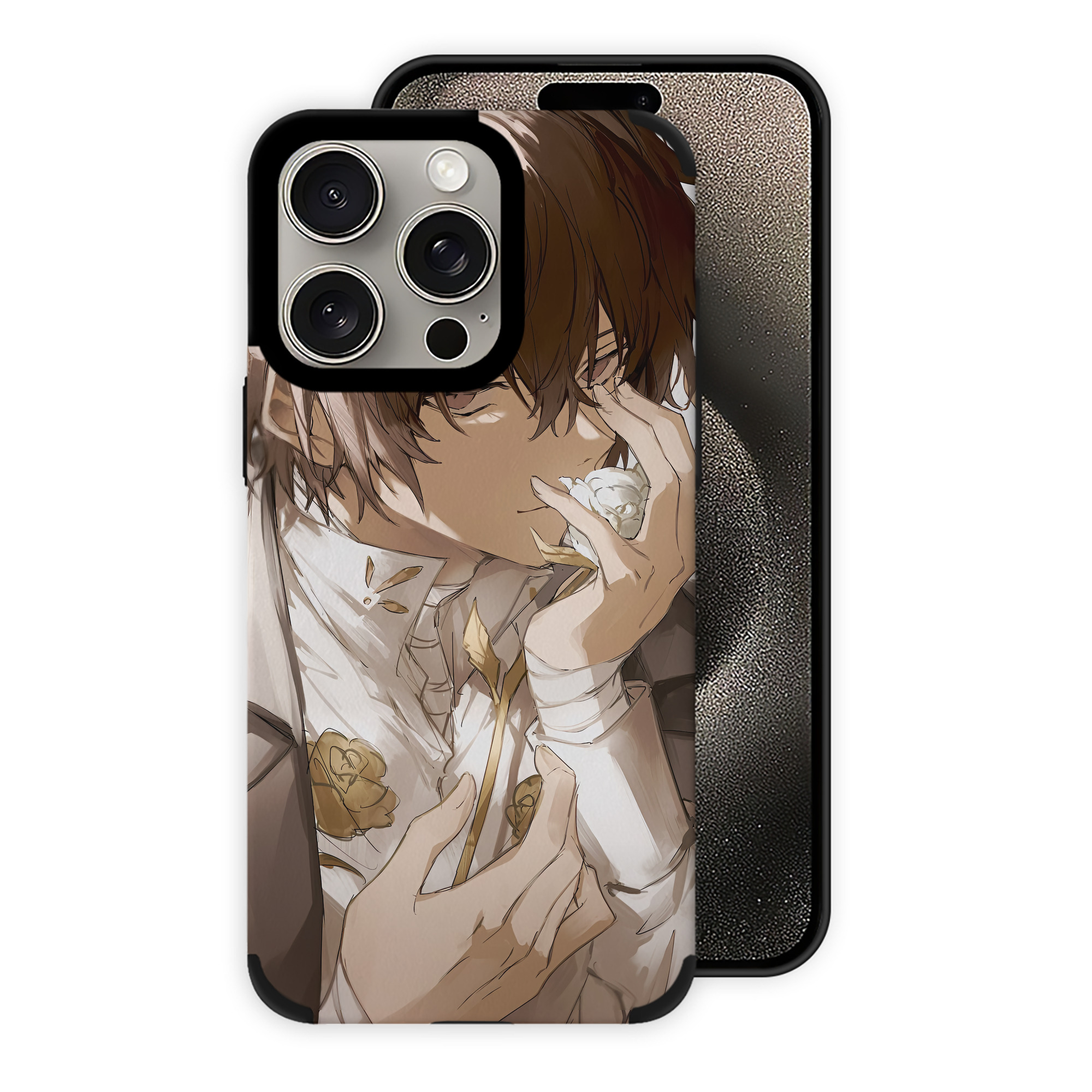（画像用） 文豪ストレイドッグス Bungo Stray Dogs 【iPhone15ProMax対応】 PUレザー スマホケース 耐衝撃＆黄変防止