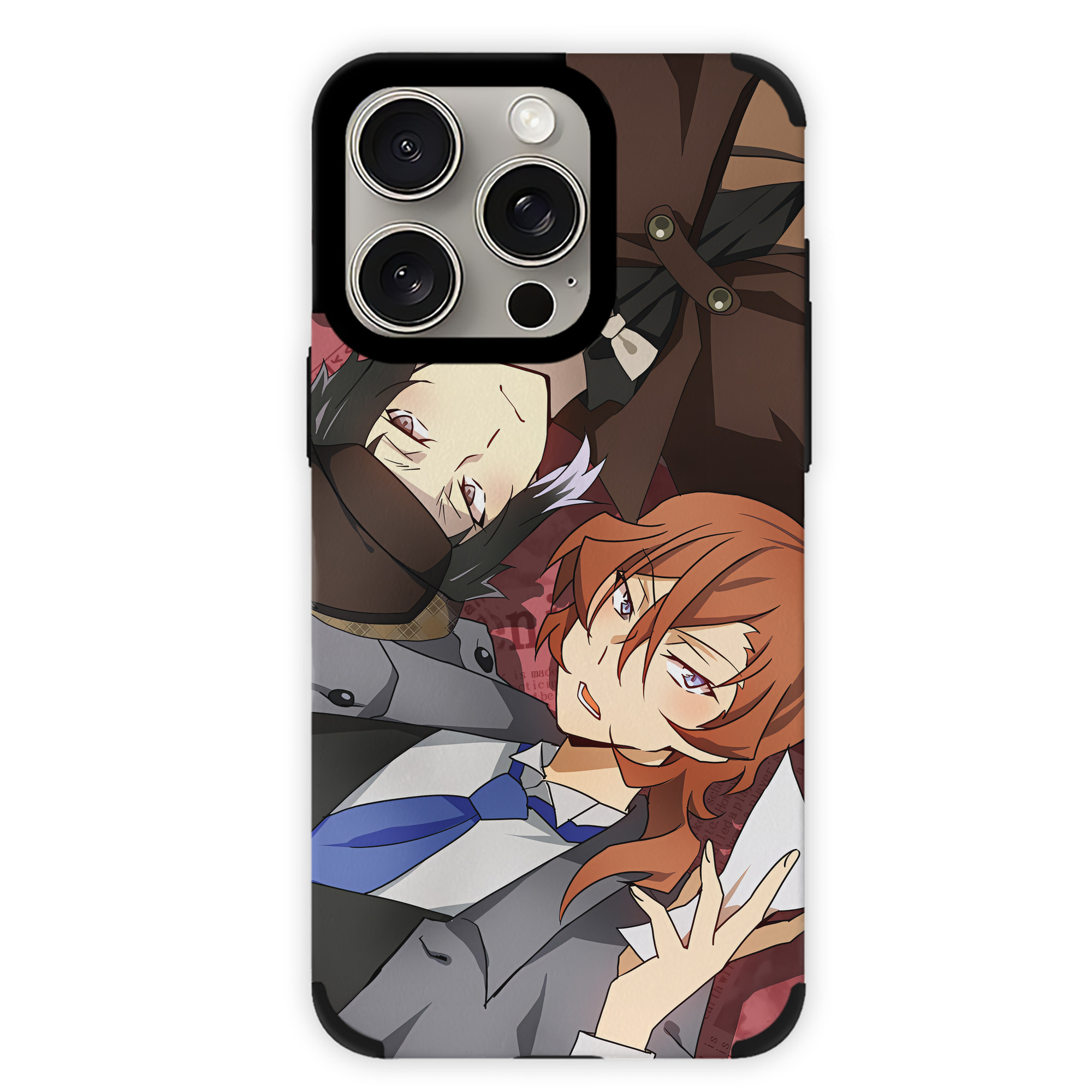 （画像用） 文豪ストレイドッグス Bungo Stray Dogs 【iPhone15ProMax対応】 PUレザー スマホケース 耐衝撃＆黄変防止