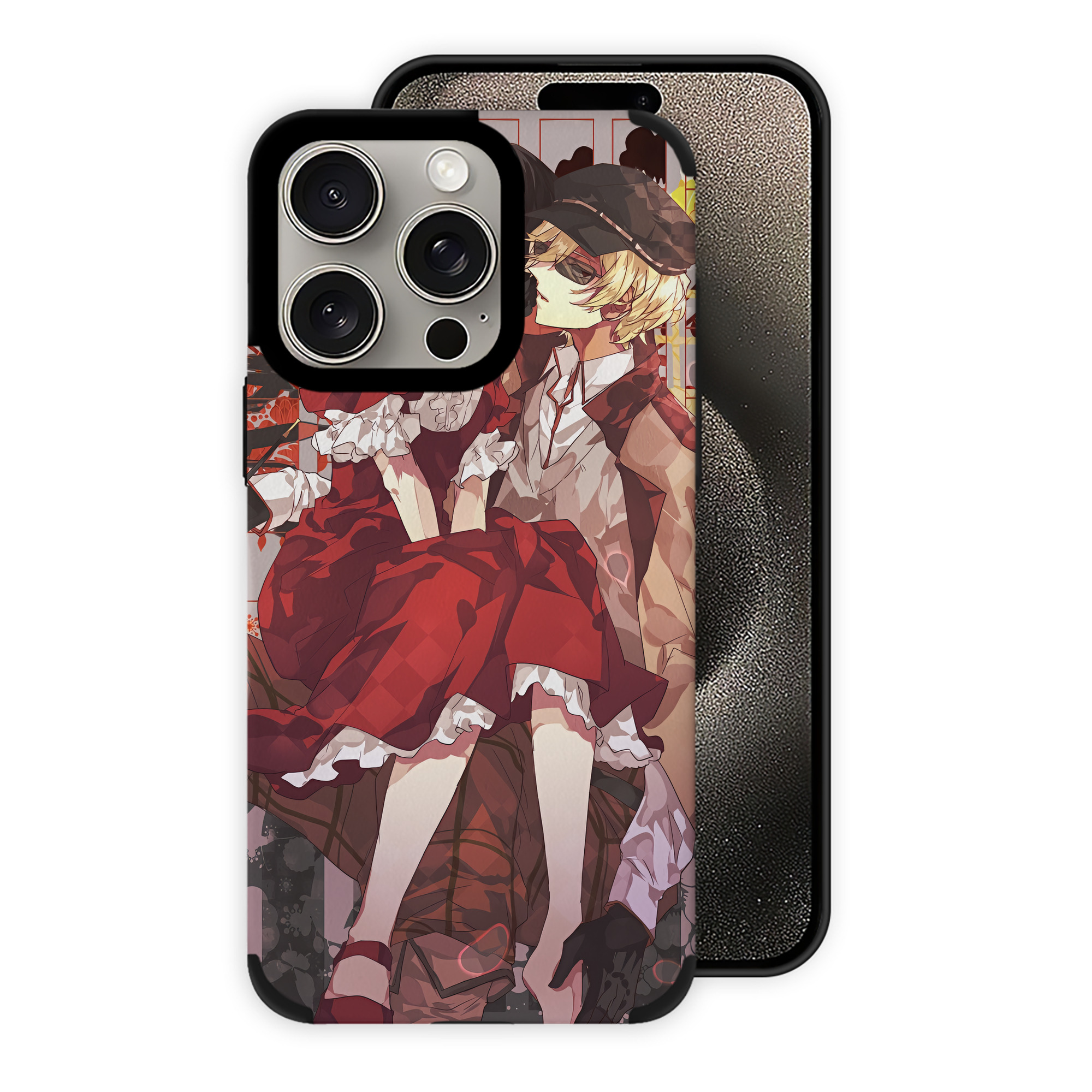 （画像用） 文豪ストレイドッグス Bungo Stray Dogs 【iPhone15ProMax対応】 PUレザー スマホケース 耐衝撃＆黄変防止