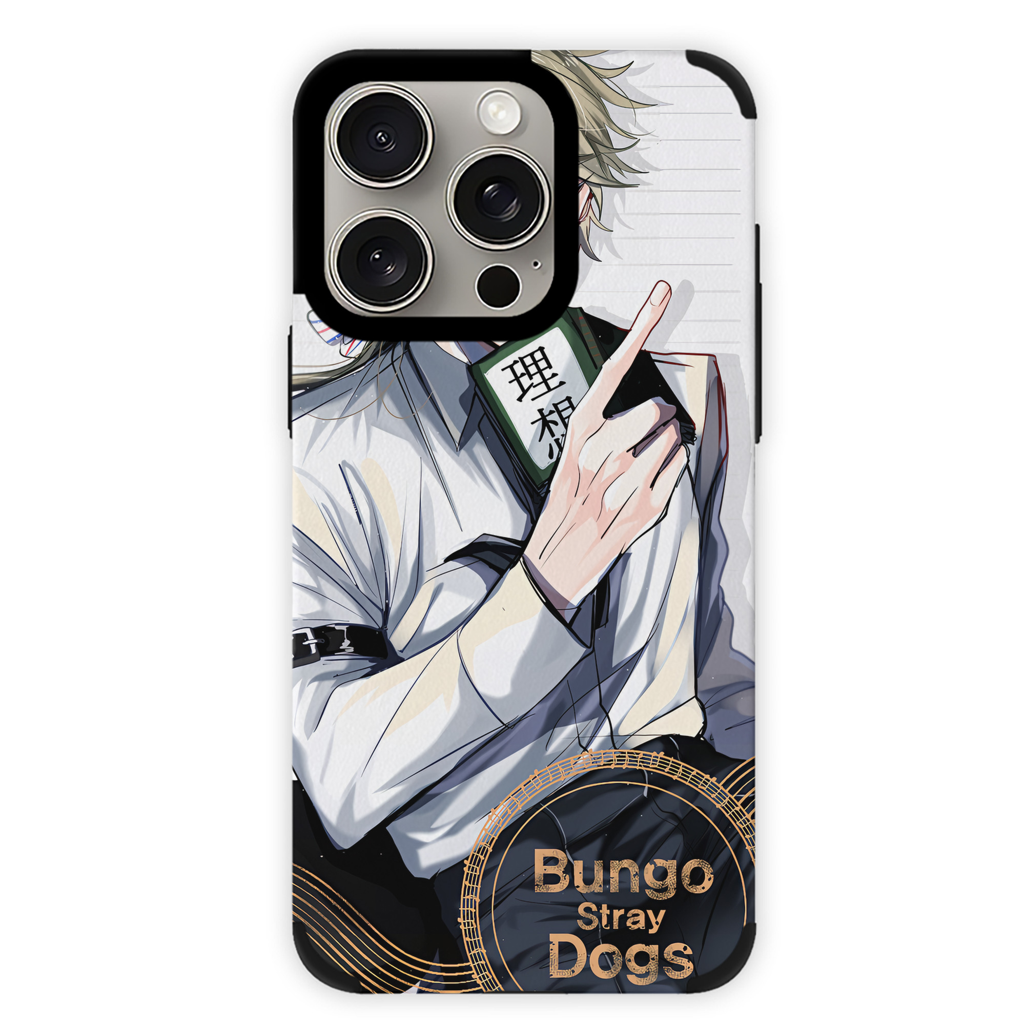 （画像用） 文豪ストレイドッグス Bungo Stray Dogs 【iPhone15ProMax対応】 PUレザー スマホケース 耐衝撃＆黄変防止