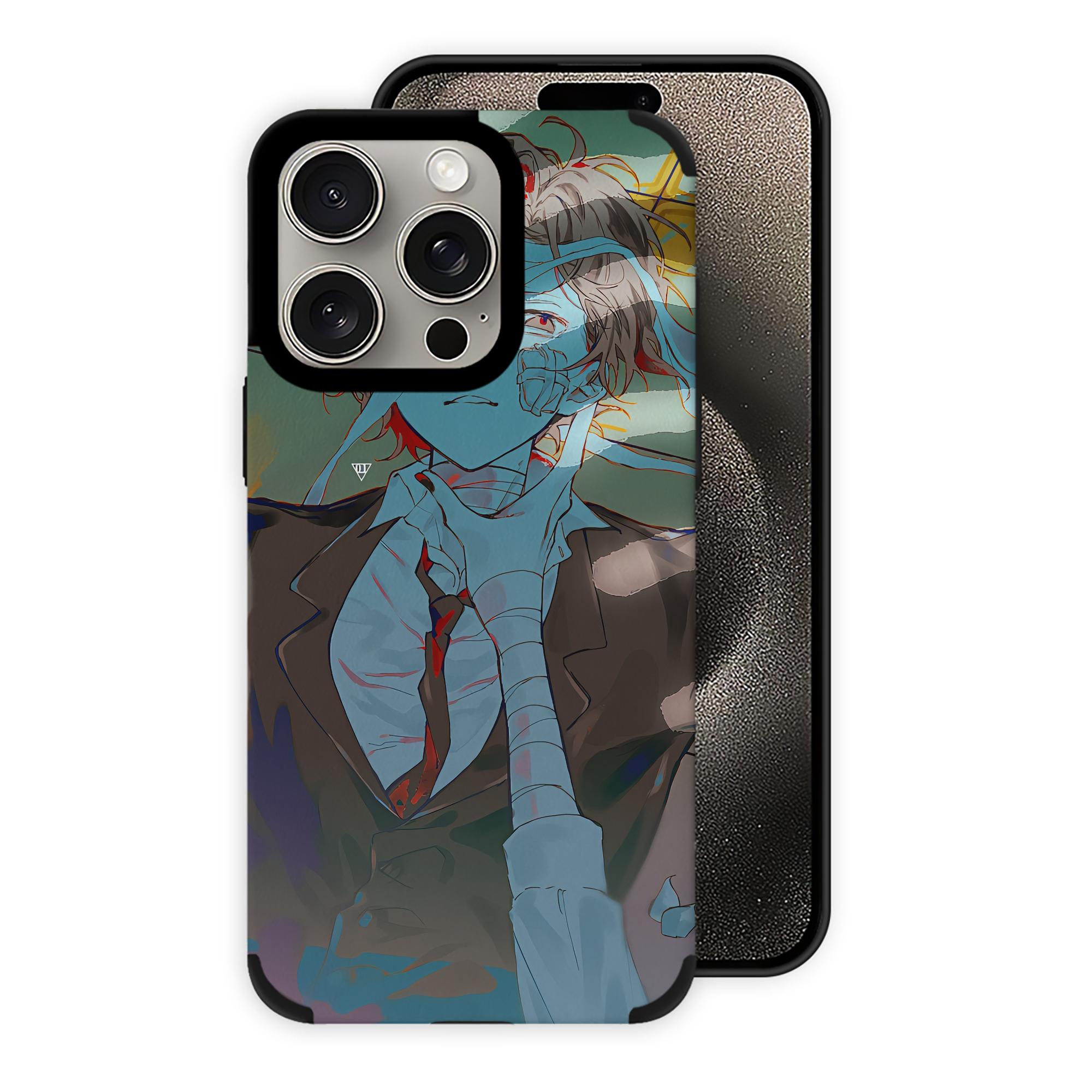 （画像用） 文豪ストレイドッグス Bungo Stray Dogs 【iPhone15ProMax対応】 PUレザー スマホケース 耐衝撃＆黄変防止