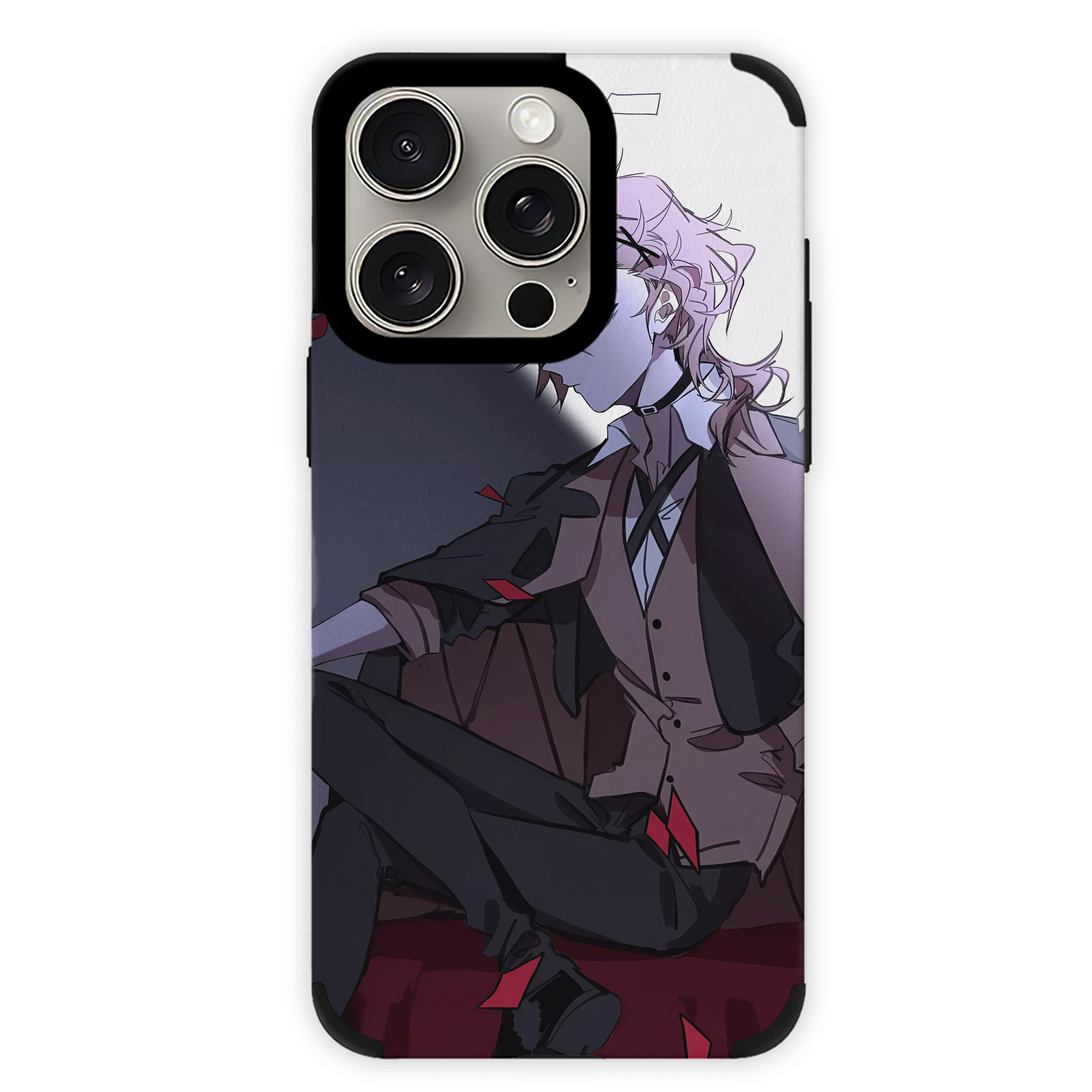 （画像用） 文豪ストレイドッグス Bungo Stray Dogs 【iPhone15ProMax対応】 PUレザー スマホケース 耐衝撃＆黄変防止