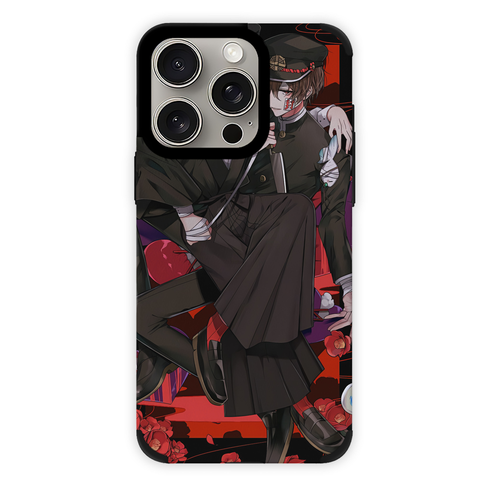 （画像用） 文豪ストレイドッグス Bungo Stray Dogs 【iPhone15ProMax対応】 PUレザー スマホケース 耐衝撃＆黄変防止