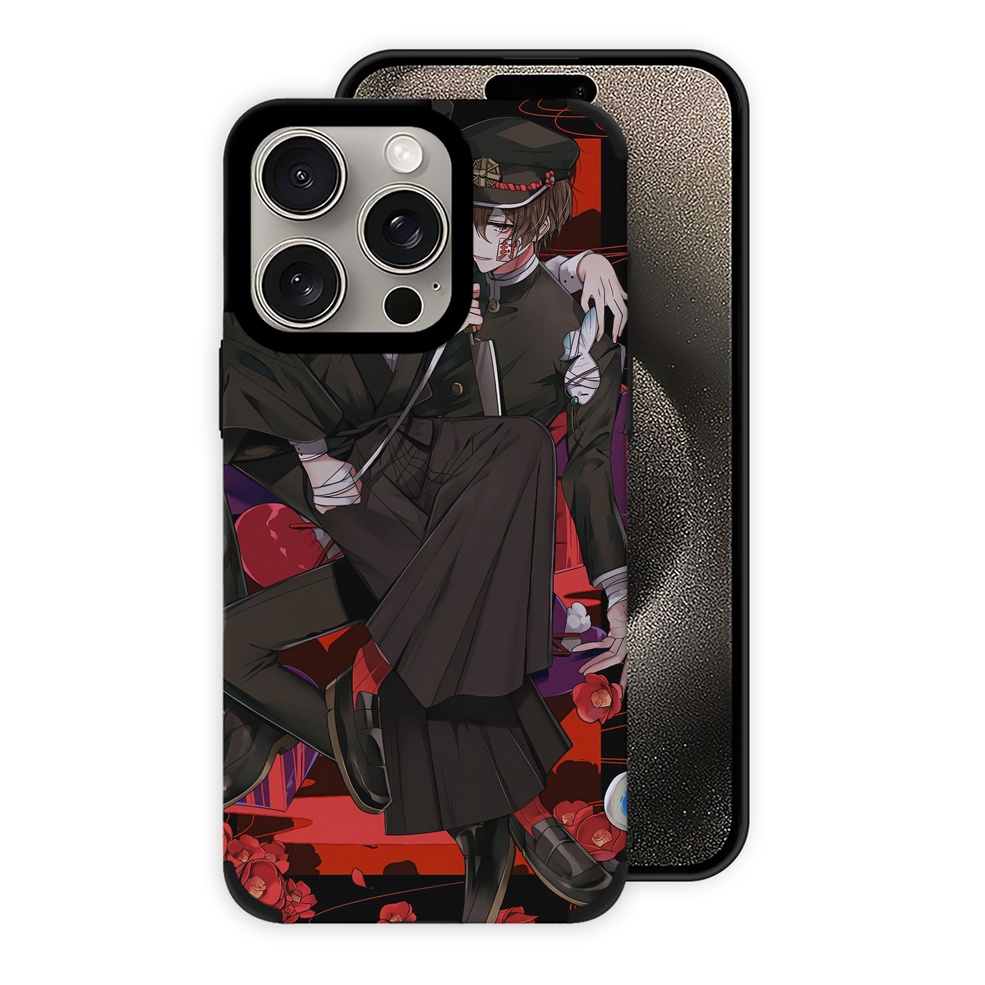 （画像用） 文豪ストレイドッグス Bungo Stray Dogs 【iPhone15ProMax対応】 PUレザー スマホケース 耐衝撃＆黄変防止