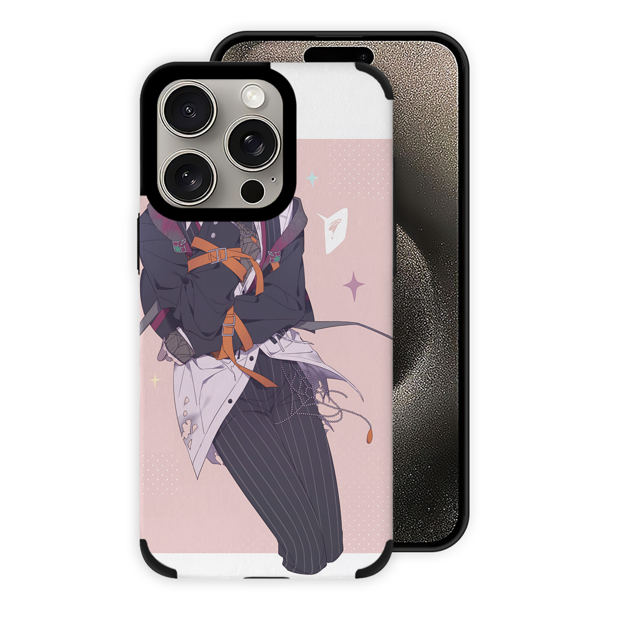 （画像用） 文豪ストレイドッグス Bungo Stray Dogs 【iPhone15ProMax対応】 PUレザー スマホケース 耐衝撃＆黄変防止
