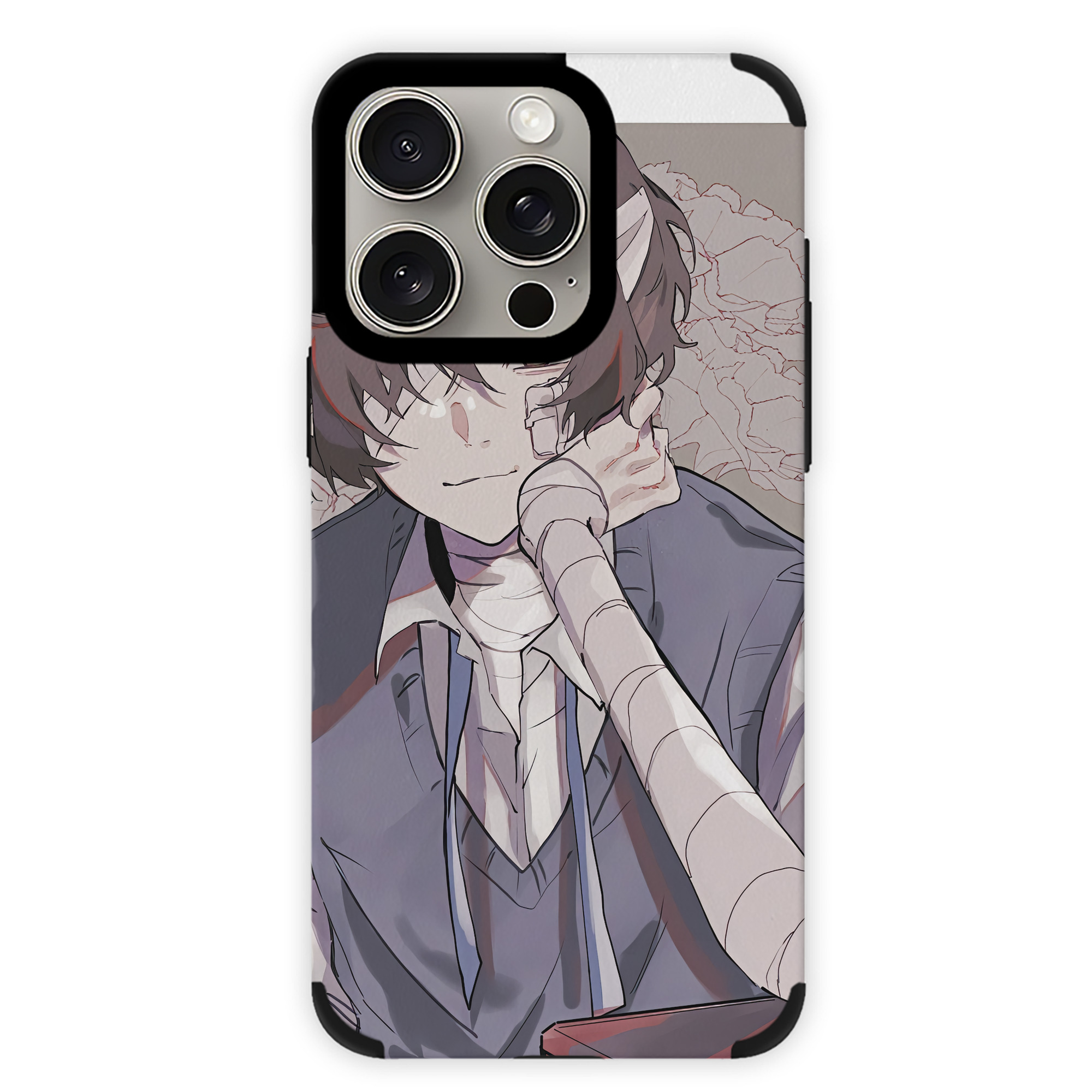 （画像用） 文豪ストレイドッグス Bungo Stray Dogs 【iPhone15ProMax対応】 PUレザー スマホケース 耐衝撃＆黄変防止