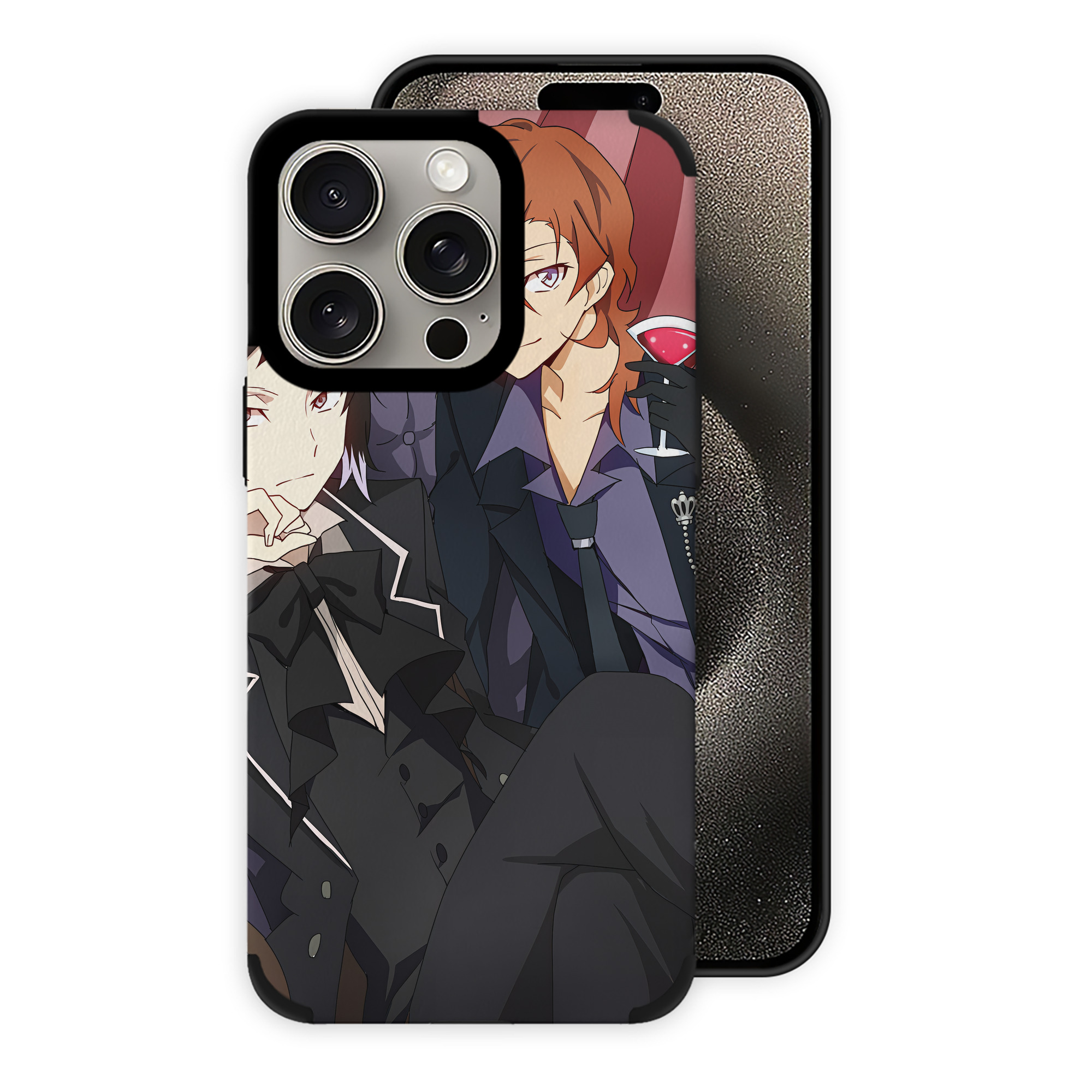 （画像用） 文豪ストレイドッグス Bungo Stray Dogs 【iPhone15ProMax対応】 PUレザー スマホケース 耐衝撃＆黄変防止