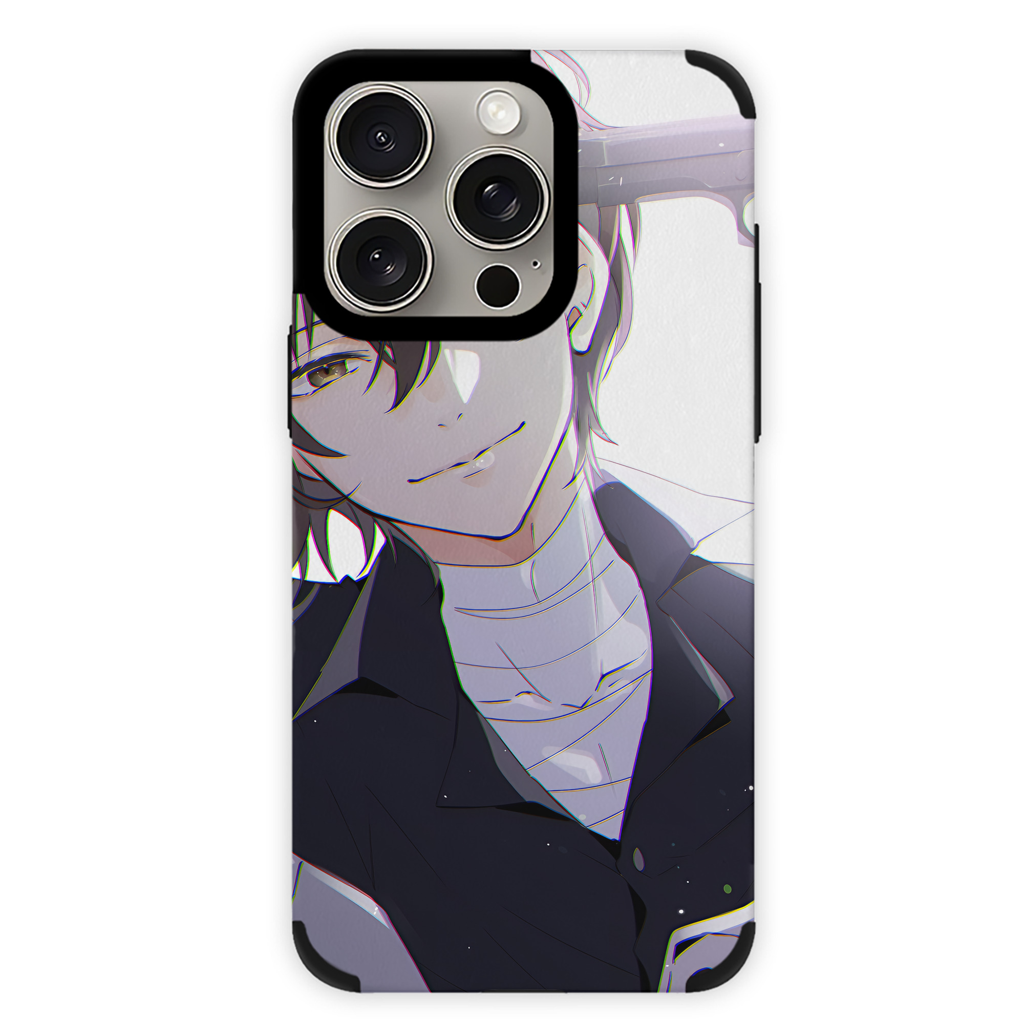 （画像用） 文豪ストレイドッグス Bungo Stray Dogs 【iPhone15ProMax対応】 PUレザー スマホケース 耐衝撃＆黄変防止