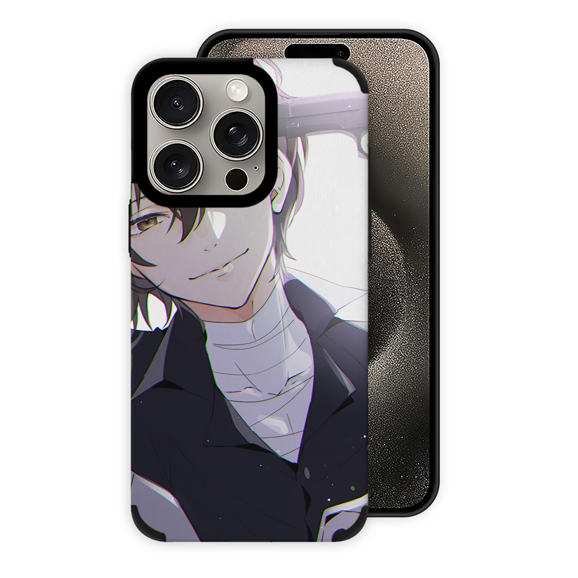 （画像用） 文豪ストレイドッグス Bungo Stray Dogs 【iPhone15ProMax対応】 PUレザー スマホケース 耐衝撃＆黄変防止