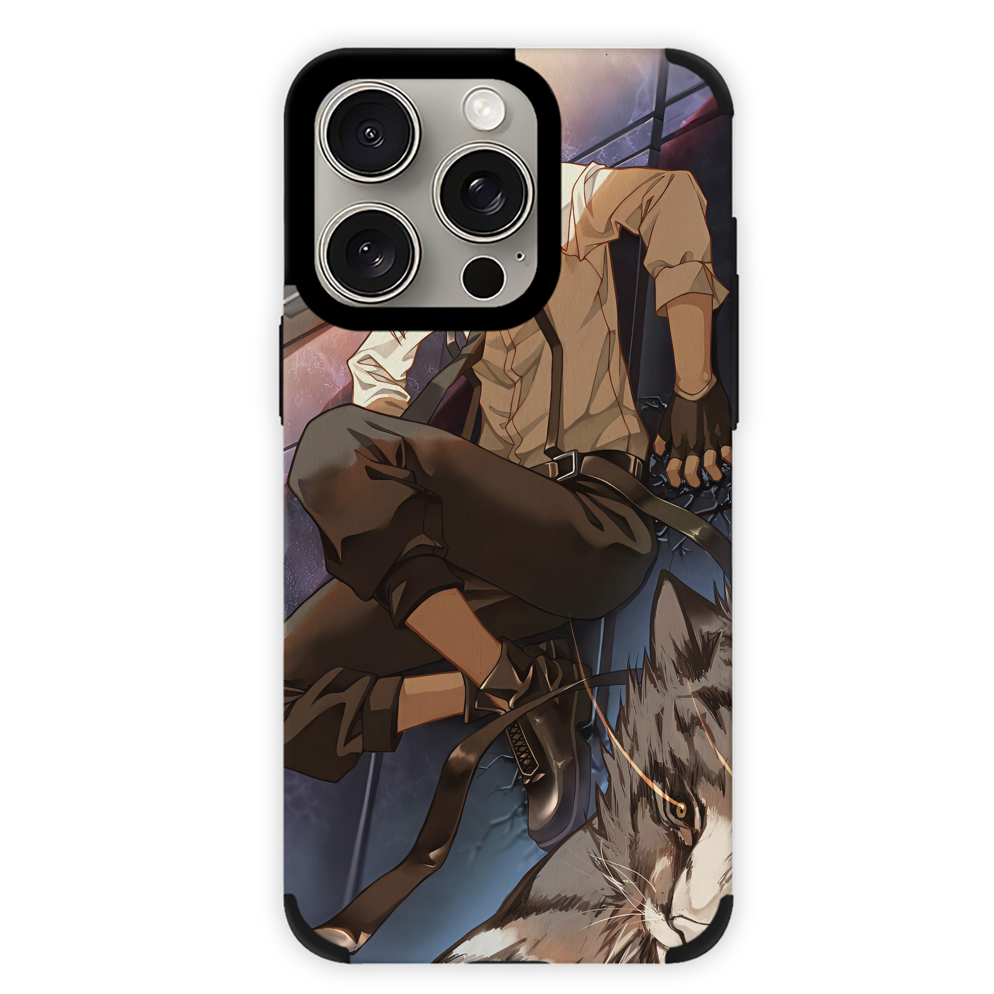 （画像用） 文豪ストレイドッグス Bungo Stray Dogs 【iPhone15ProMax対応】 PUレザー スマホケース 耐衝撃＆黄変防止