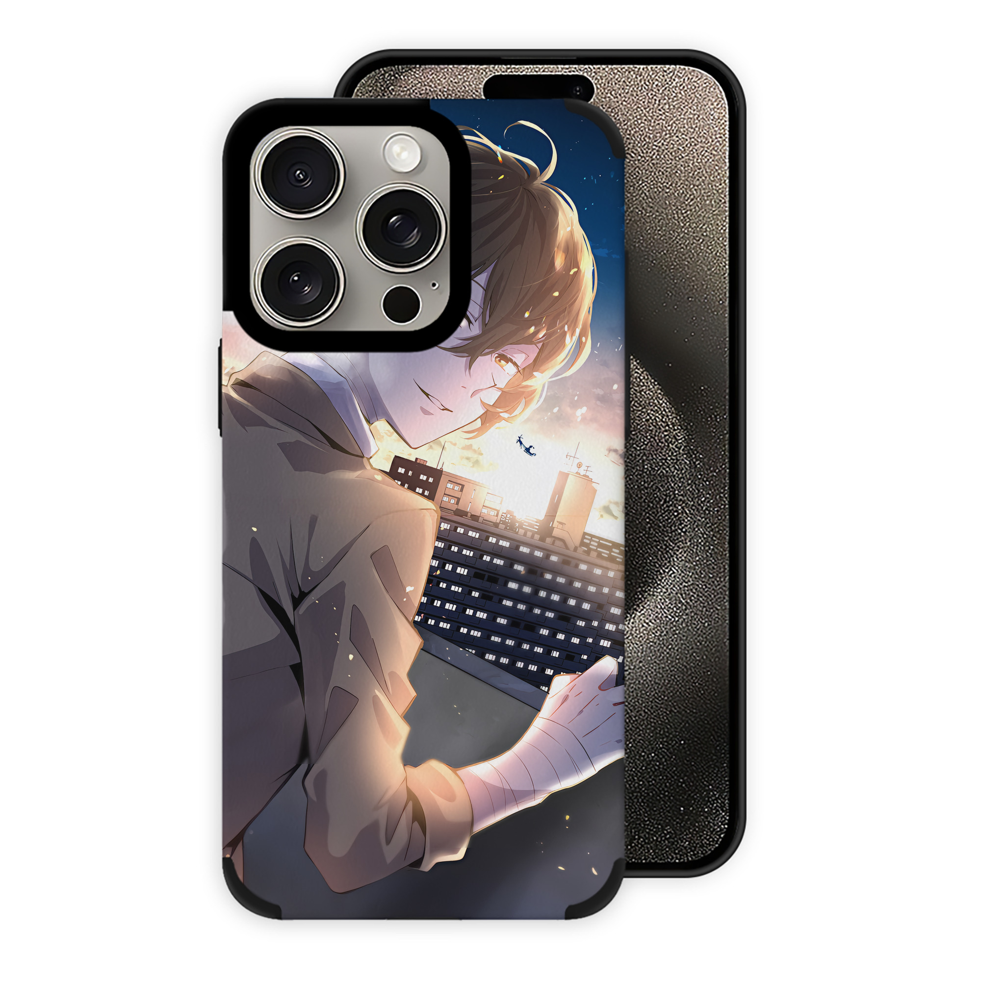 （画像用） 文豪ストレイドッグス Bungo Stray Dogs 【iPhone15ProMax対応】 PUレザー スマホケース 耐衝撃＆黄変防止