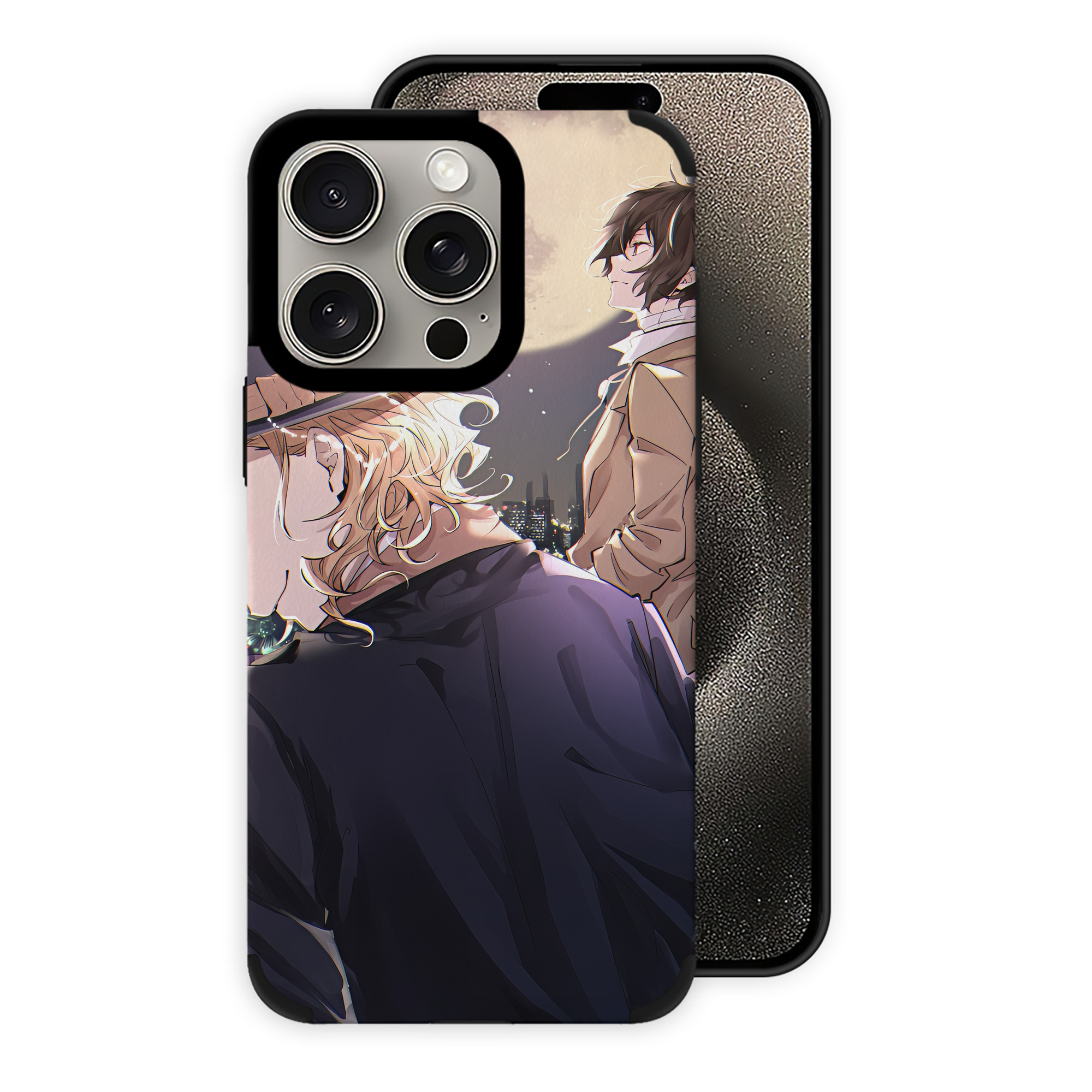 （画像用） 文豪ストレイドッグス Bungo Stray Dogs 【iPhone15ProMax対応】 PUレザー スマホケース 耐衝撃＆黄変防止