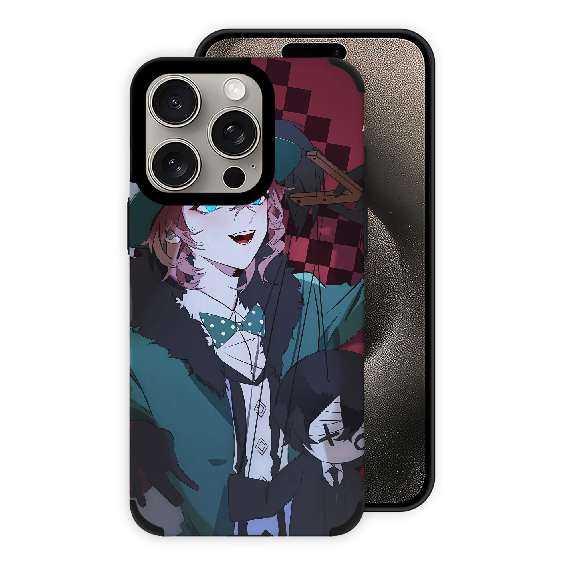 （画像用） 文豪ストレイドッグス Bungo Stray Dogs 【iPhone15ProMax対応】 PUレザー スマホケース 耐衝撃＆黄変防止