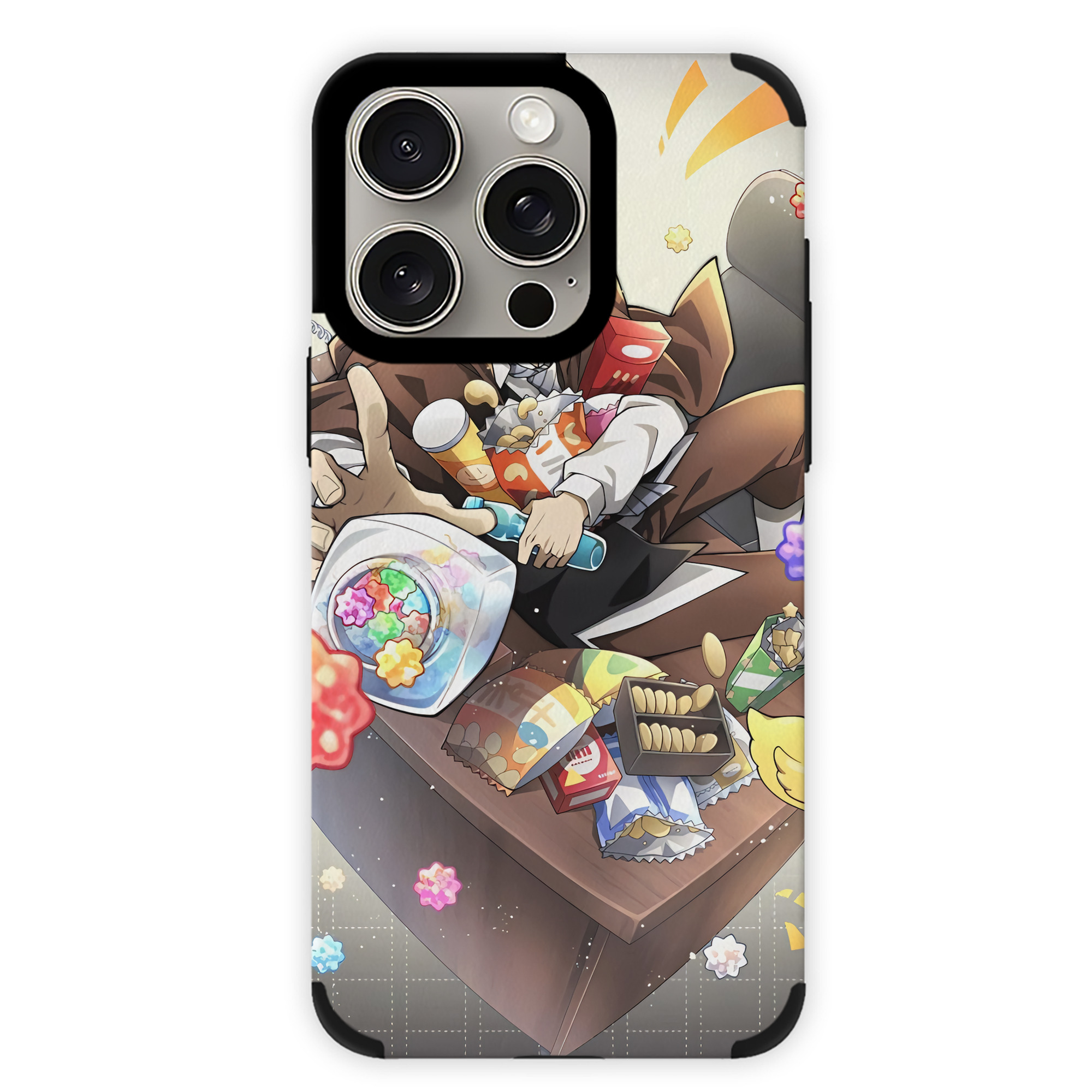 （画像用） 文豪ストレイドッグス Bungo Stray Dogs 【iPhone15ProMax対応】 PUレザー スマホケース 耐衝撃＆黄変防止