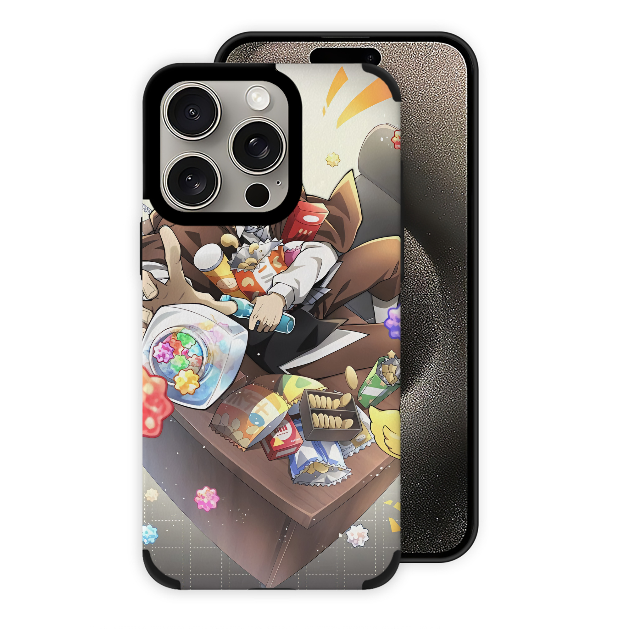 （画像用） 文豪ストレイドッグス Bungo Stray Dogs 【iPhone15ProMax対応】 PUレザー スマホケース 耐衝撃＆黄変防止