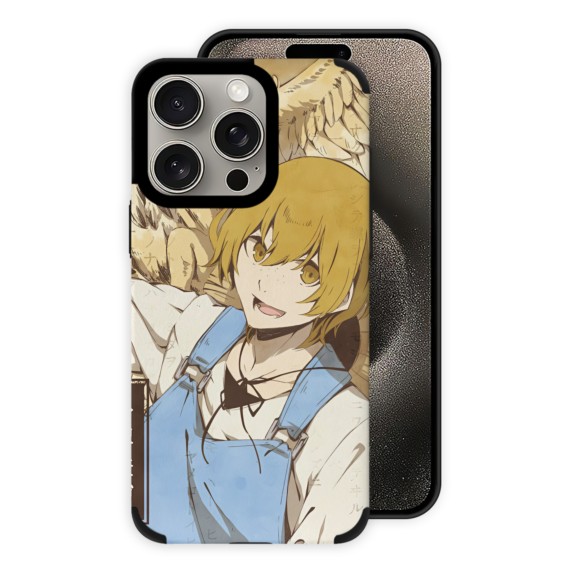 （画像用） 文豪ストレイドッグス Bungo Stray Dogs 【iPhone15ProMax対応】 PUレザー スマホケース 耐衝撃＆黄変防止