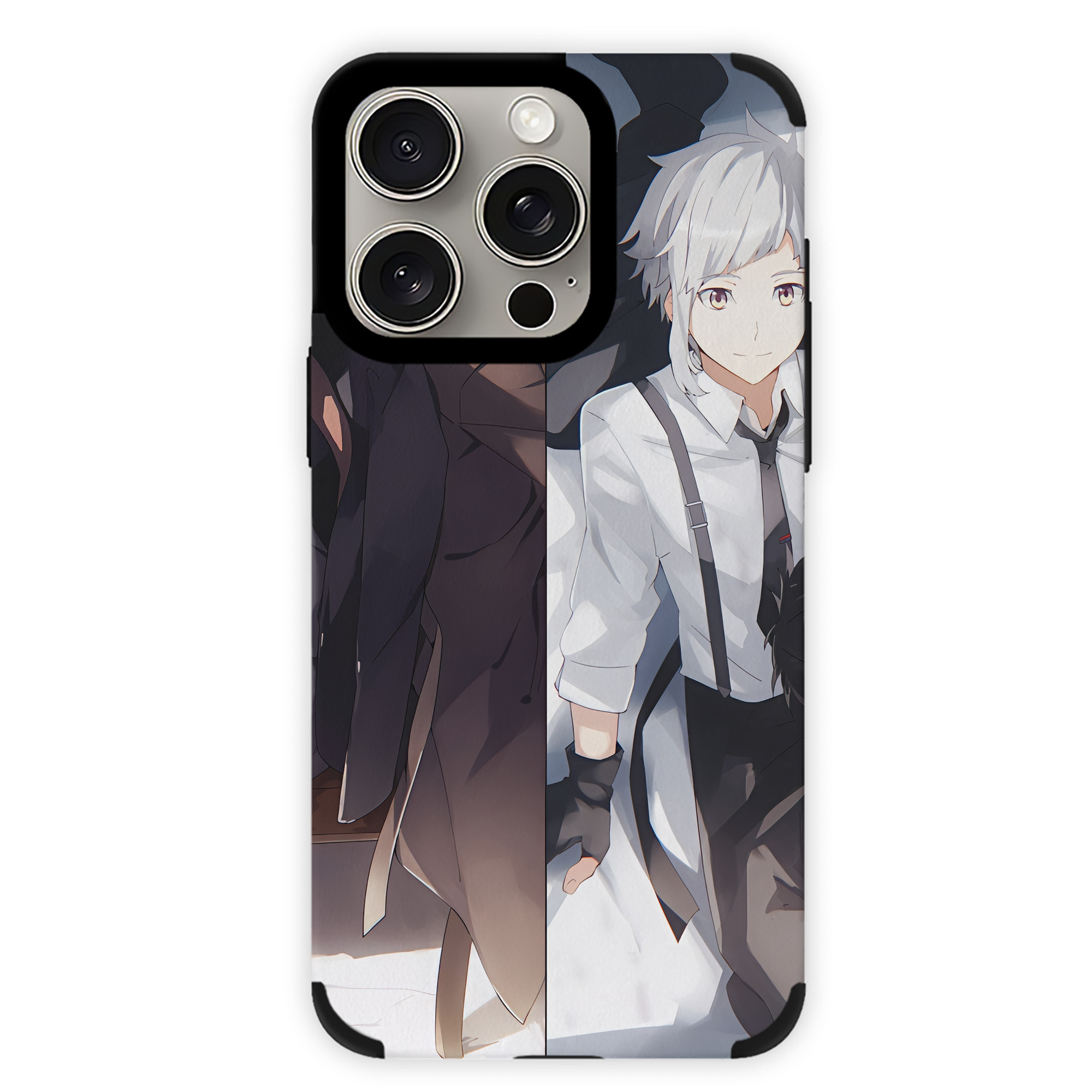 （画像用） 文豪ストレイドッグス Bungo Stray Dogs 【iPhone15ProMax対応】 PUレザー スマホケース 耐衝撃＆黄変防止