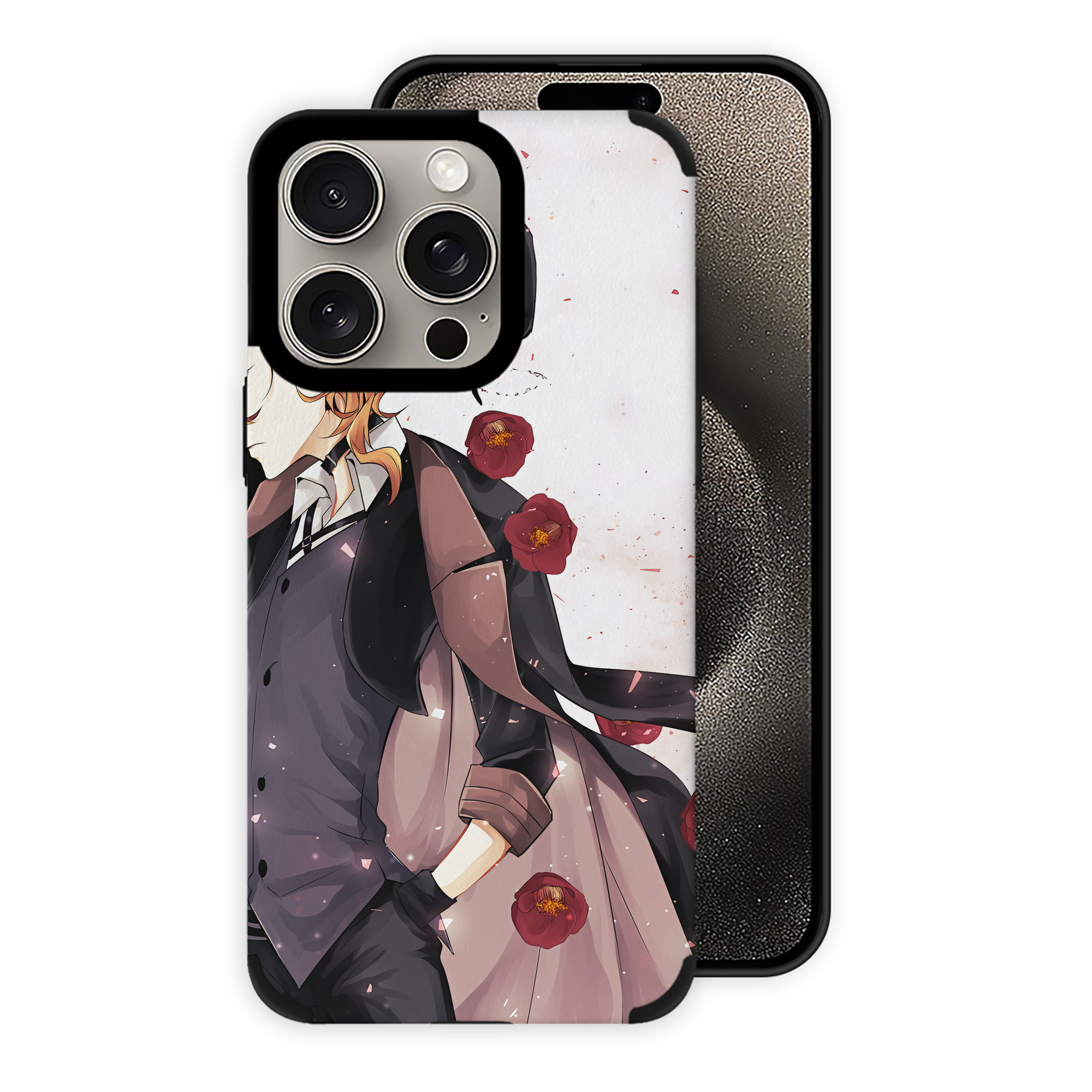（画像用） 文豪ストレイドッグス Bungo Stray Dogs 【iPhone15ProMax対応】 PUレザー スマホケース 耐衝撃＆黄変防止
