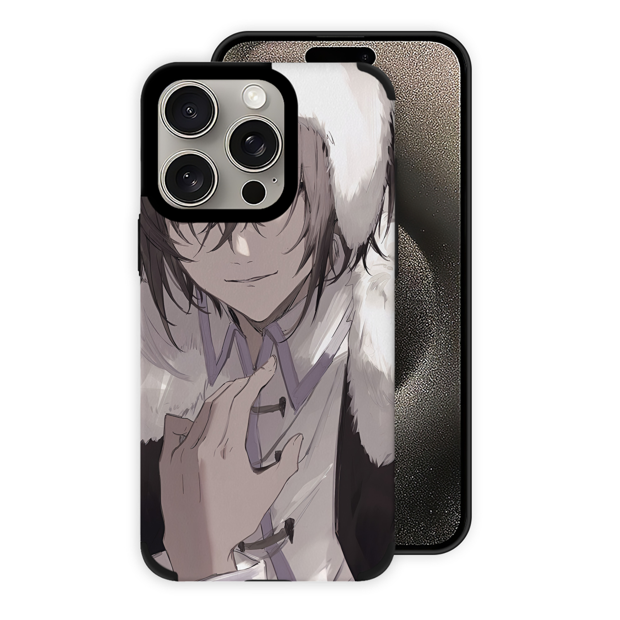 （画像用） 文豪ストレイドッグス Bungo Stray Dogs 【iPhone15ProMax対応】 PUレザー スマホケース 耐衝撃＆黄変防止