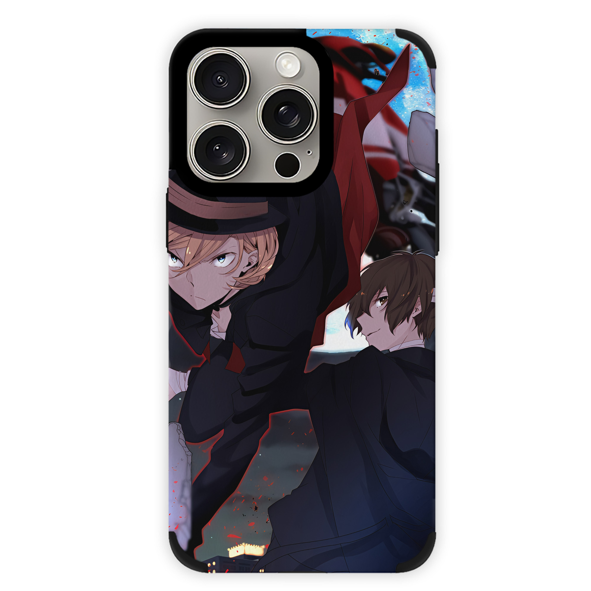 （画像用） 文豪ストレイドッグス Bungo Stray Dogs 【iPhone15ProMax対応】 PUレザー スマホケース 耐衝撃＆黄変防止