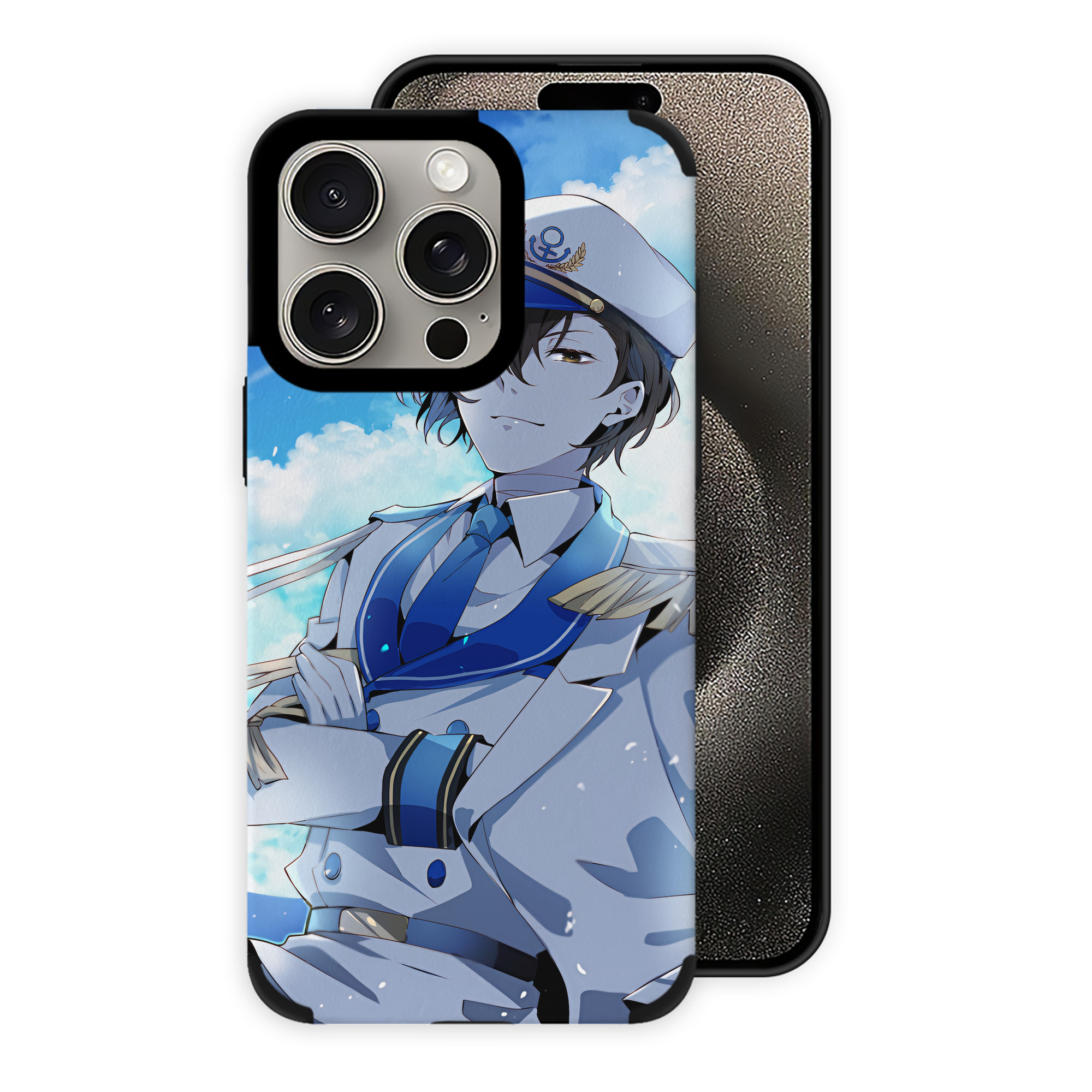 （画像用） 文豪ストレイドッグス Bungo Stray Dogs 【iPhone15ProMax対応】 PUレザー スマホケース 耐衝撃＆黄変防止