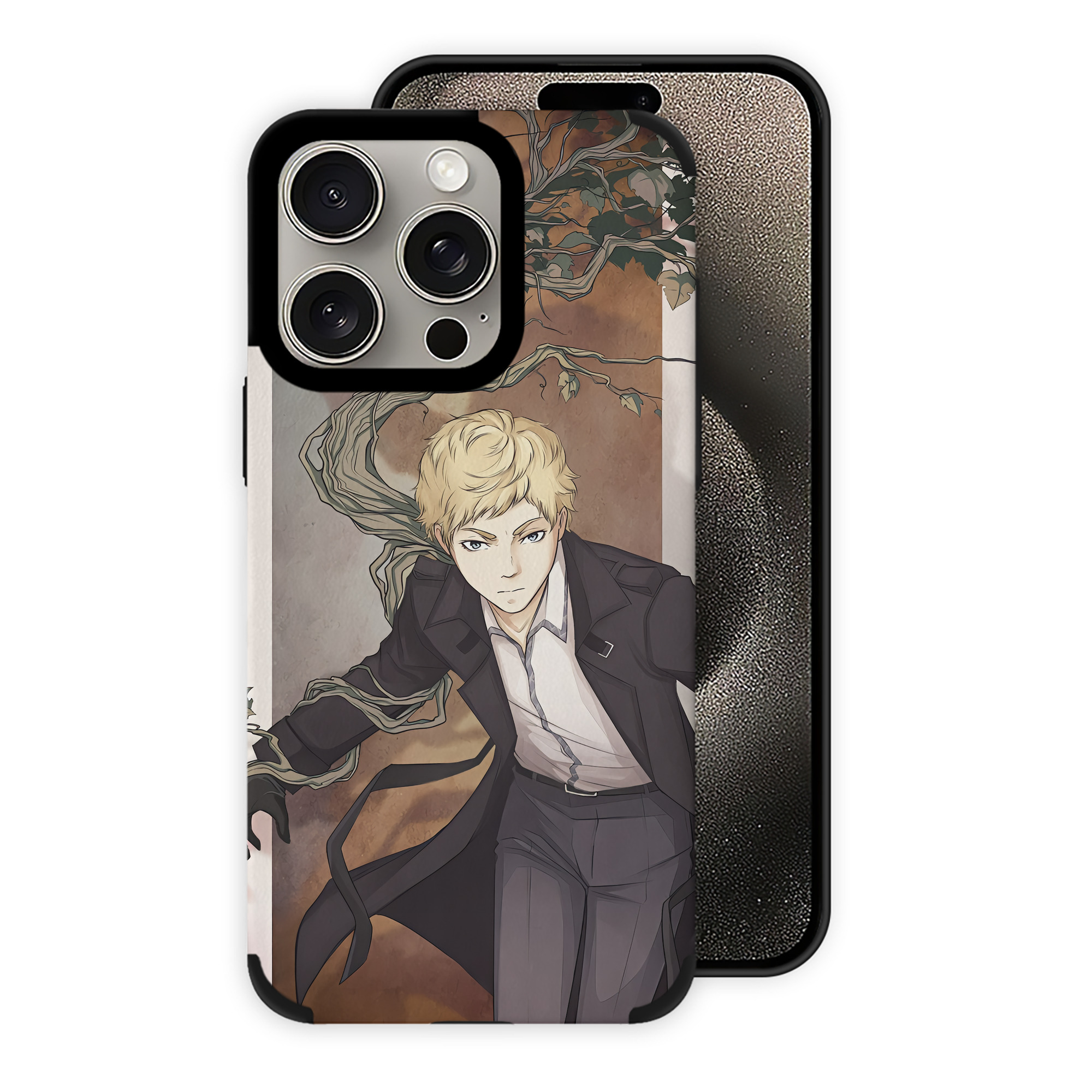 （画像用） 文豪ストレイドッグス Bungo Stray Dogs 【iPhone15ProMax対応】 PUレザー スマホケース 耐衝撃＆黄変防止