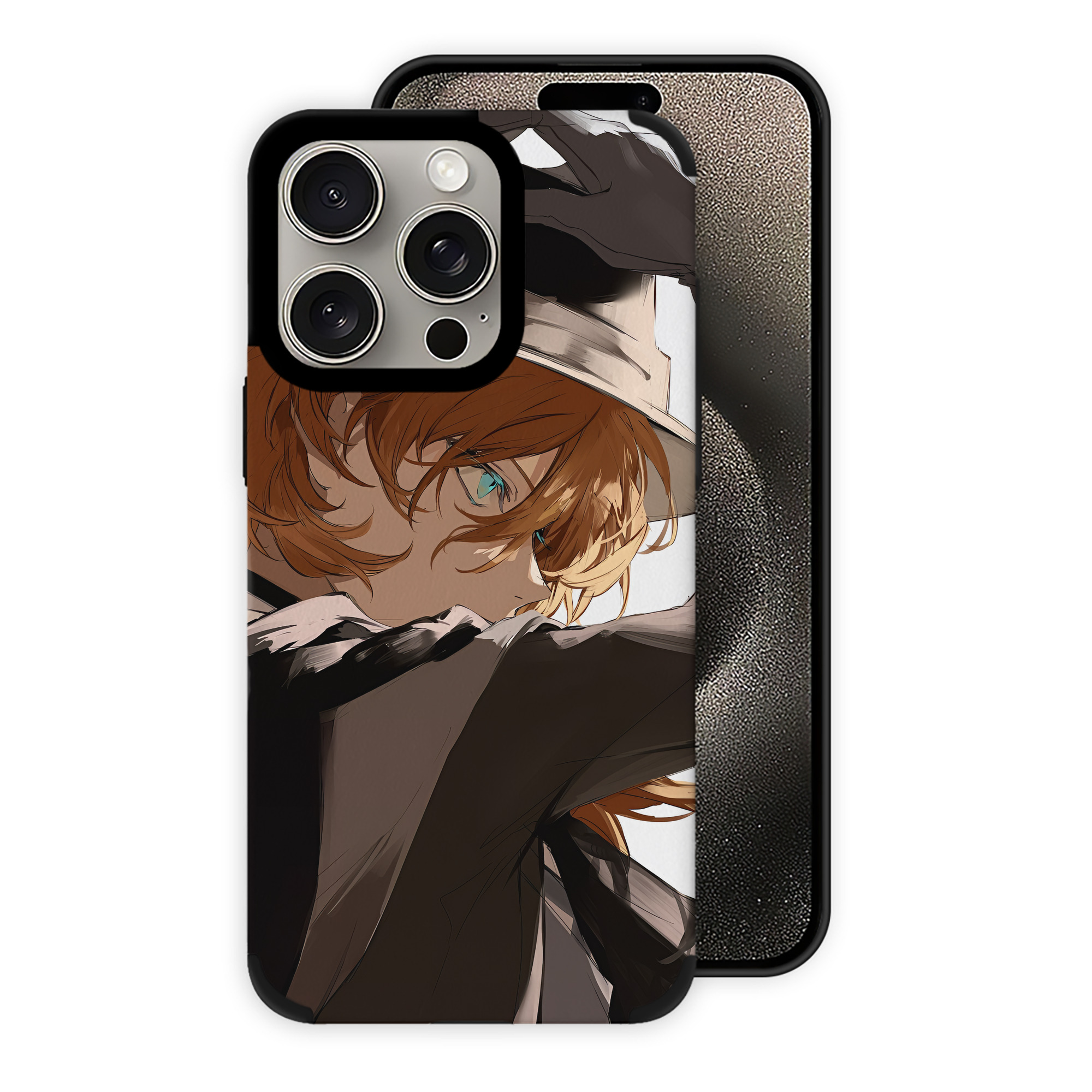 （画像用） 文豪ストレイドッグス Bungo Stray Dogs 【iPhone15ProMax対応】 PUレザー スマホケース 耐衝撃＆黄変防止