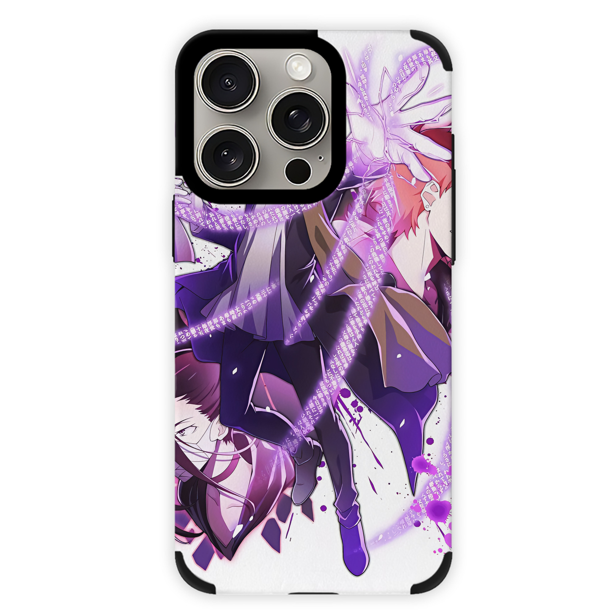 （画像用） 文豪ストレイドッグス Bungo Stray Dogs 【iPhone15ProMax対応】 PUレザー スマホケース 耐衝撃＆黄変防止