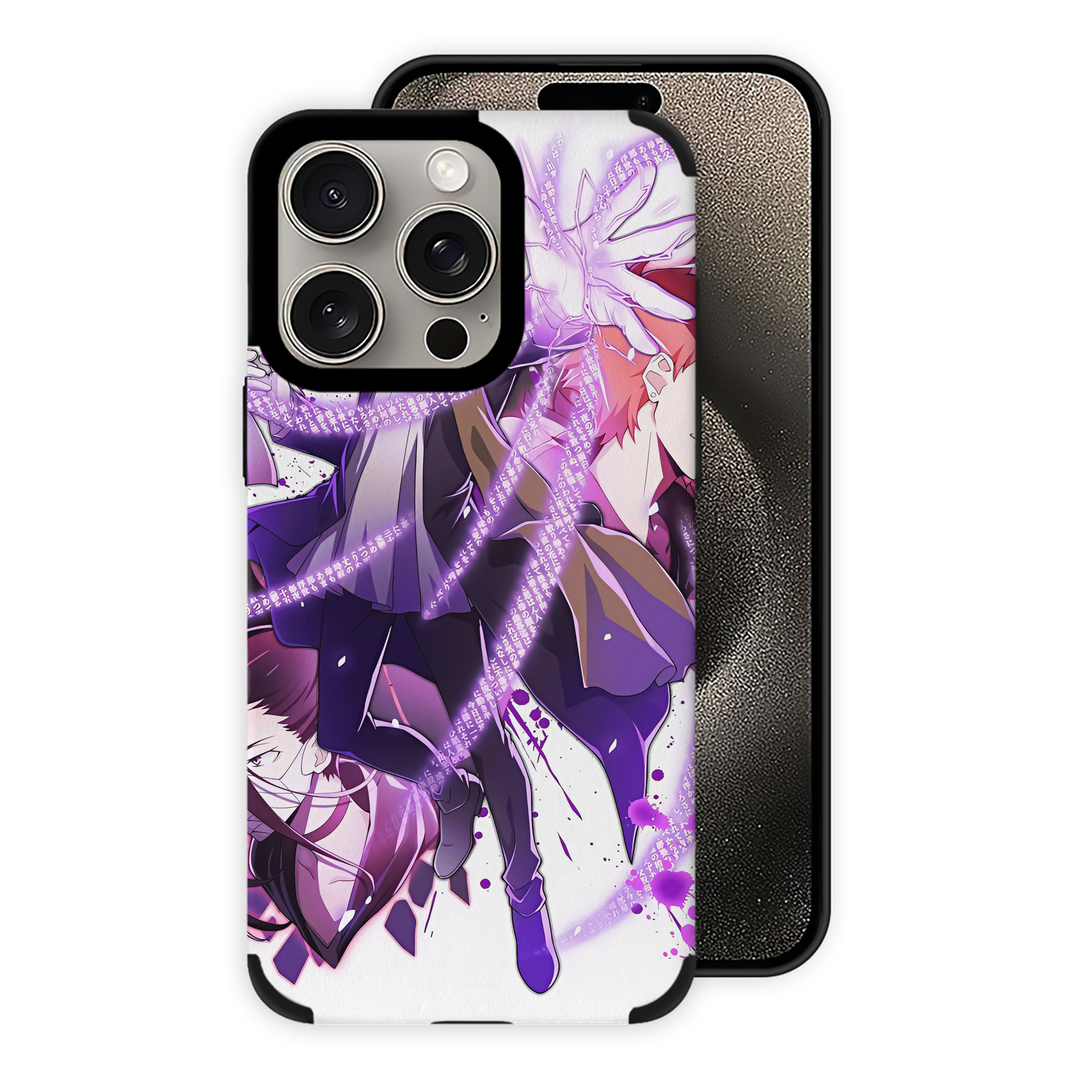 （画像用） 文豪ストレイドッグス Bungo Stray Dogs 【iPhone15ProMax対応】 PUレザー スマホケース 耐衝撃＆黄変防止