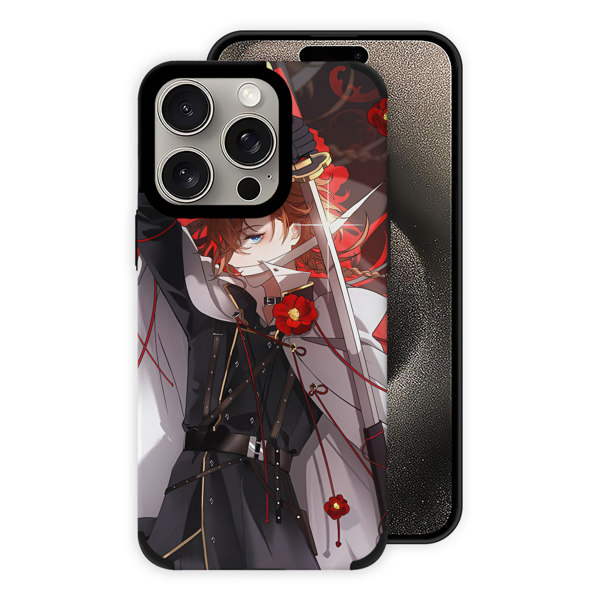 （画像用） 文豪ストレイドッグス Bungo Stray Dogs 【iPhone15ProMax対応】 PUレザー スマホケース 耐衝撃＆黄変防止