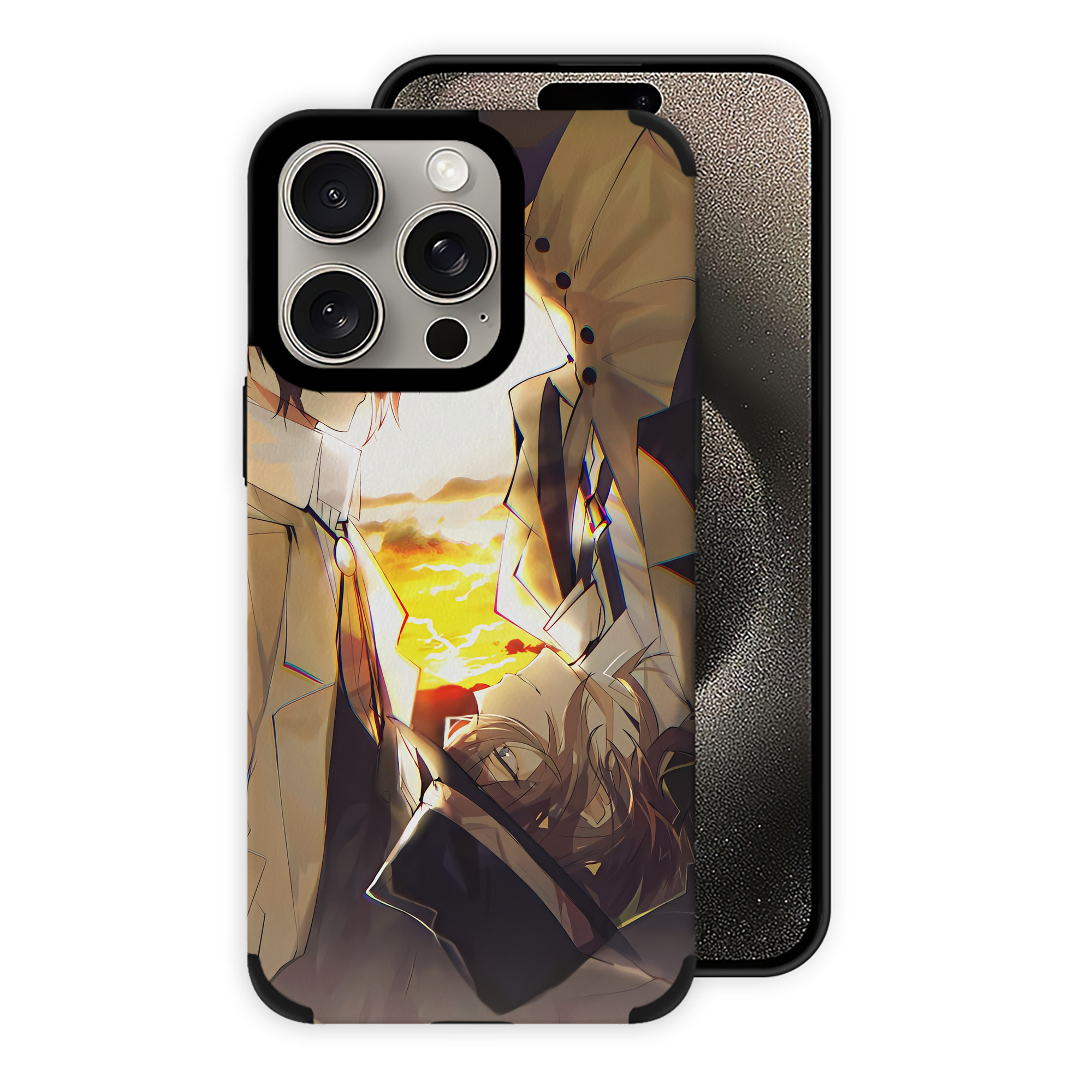 （画像用） 文豪ストレイドッグス Bungo Stray Dogs 【iPhone15ProMax対応】 PUレザー スマホケース 耐衝撃＆黄変防止