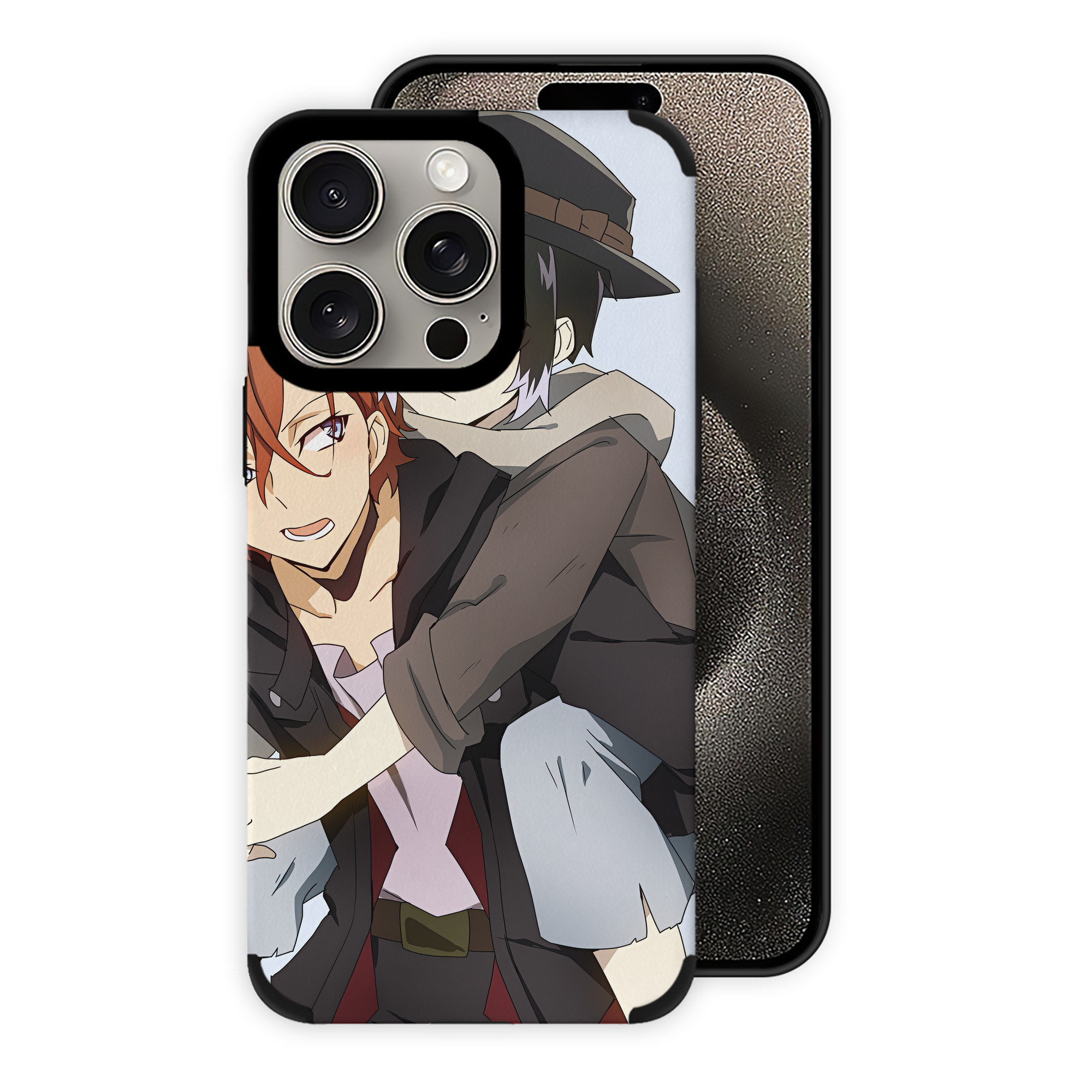 （画像用） 文豪ストレイドッグス Bungo Stray Dogs 【iPhone15ProMax対応】 PUレザー スマホケース 耐衝撃＆黄変防止