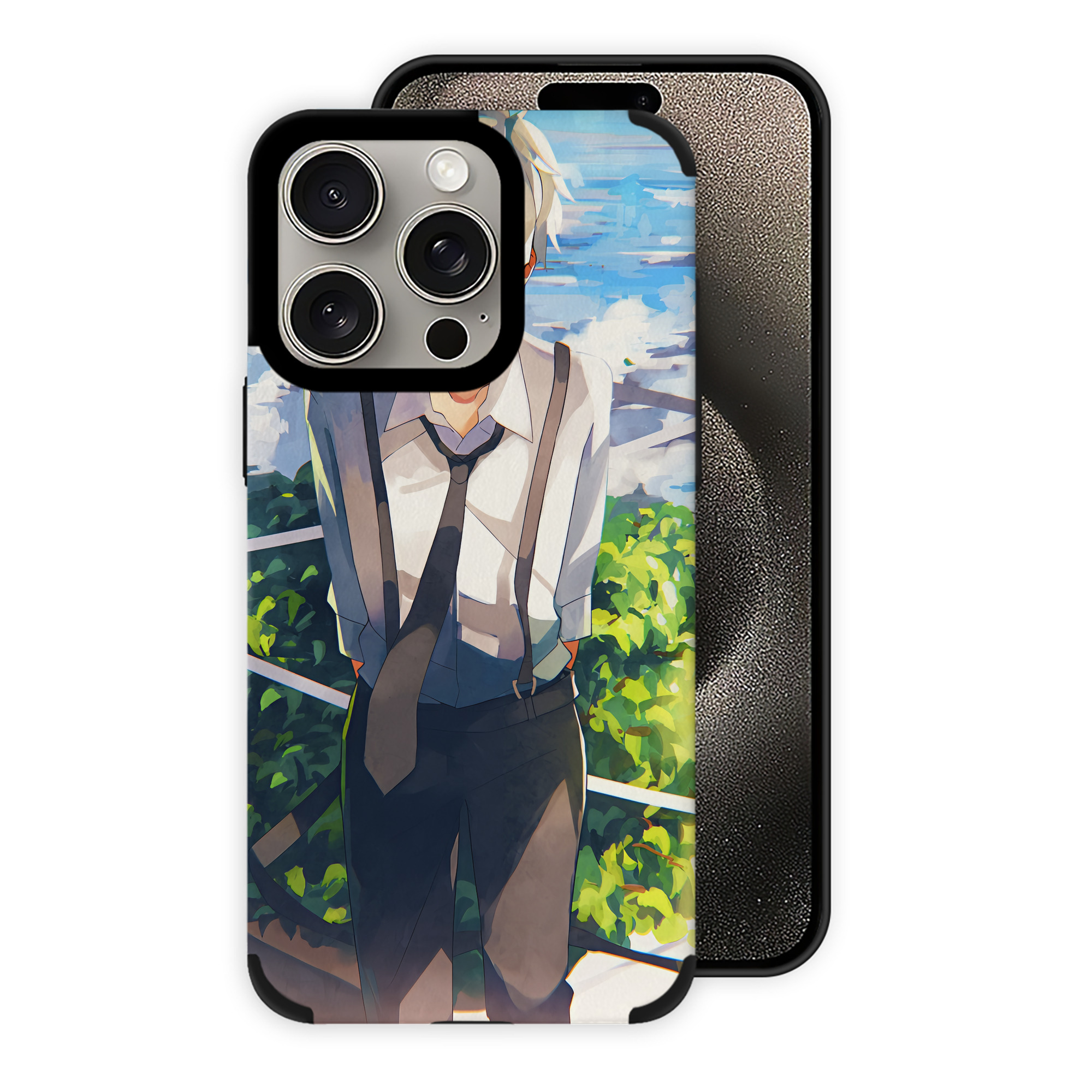 （画像用） 文豪ストレイドッグス Bungo Stray Dogs 【iPhone15ProMax対応】 PUレザー スマホケース 耐衝撃＆黄変防止