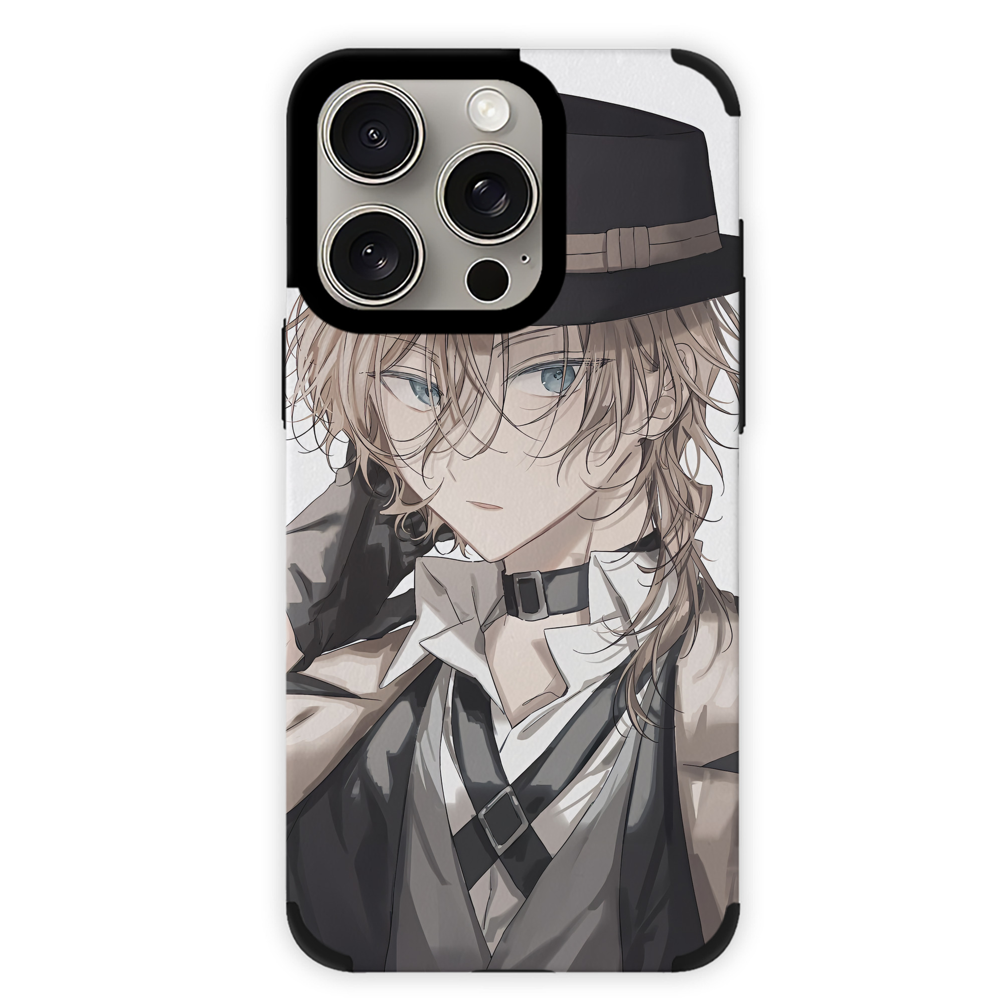 （画像用） 文豪ストレイドッグス Bungo Stray Dogs 【iPhone15ProMax対応】 PUレザー スマホケース 耐衝撃＆黄変防止